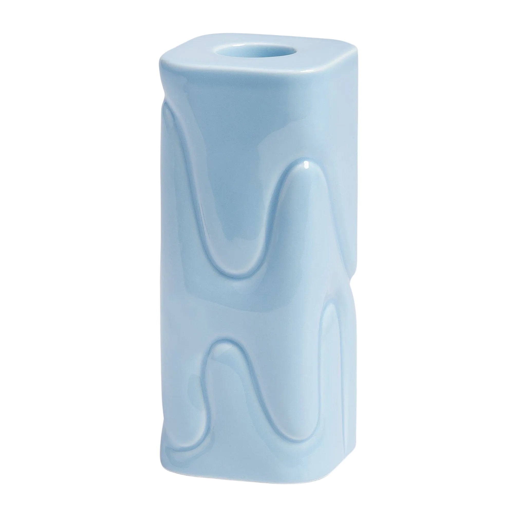 Svícen PUFFY světle modrý