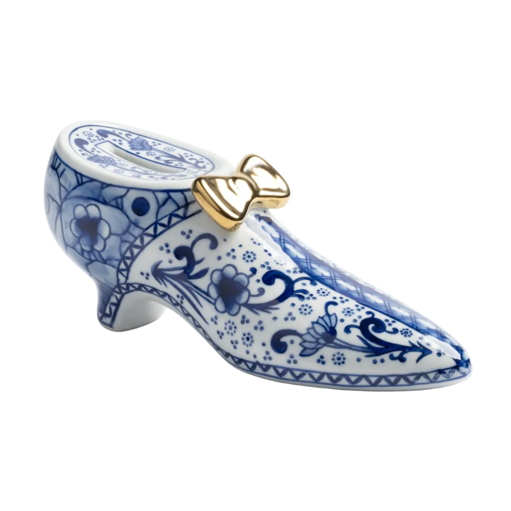 DELFTWARE SHOE white with blue
