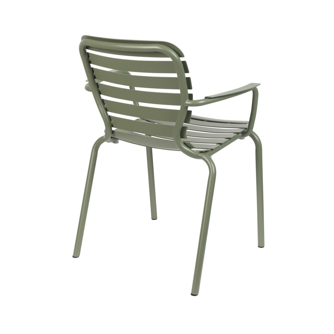 Zahradní křeslo s opěrkami VONDEL zelené