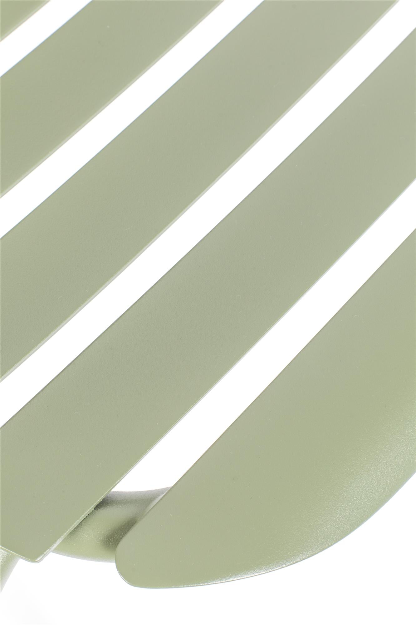 Zahradní křeslo s opěrkami VONDEL zelené