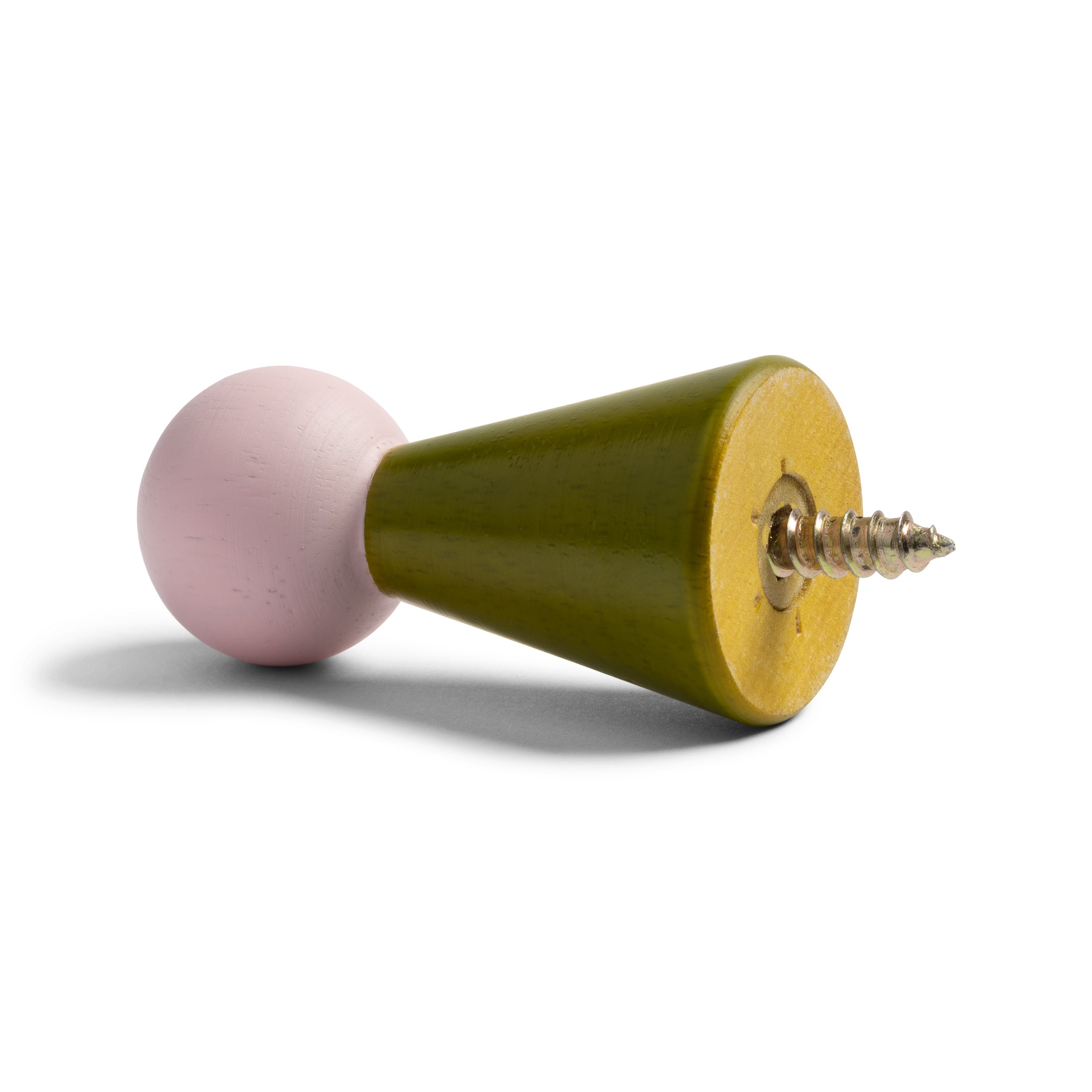 HALMA Wall Hook Set Green with Pink