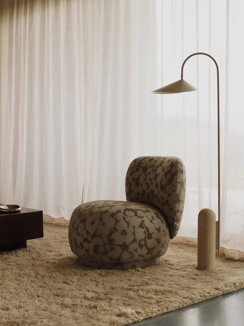 RICO PICCOLO LOUNGE Chair Cilla taupe