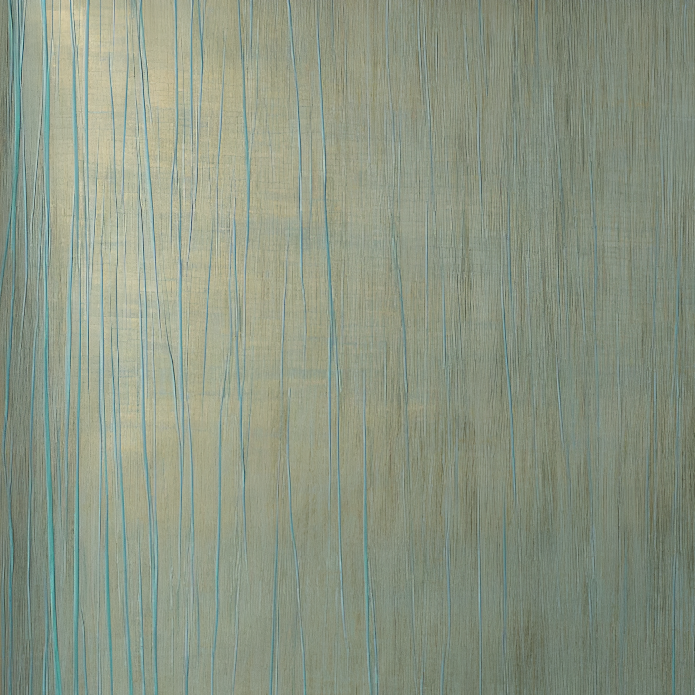 Textured pleated fabric wallpaper RAI - CELADON green