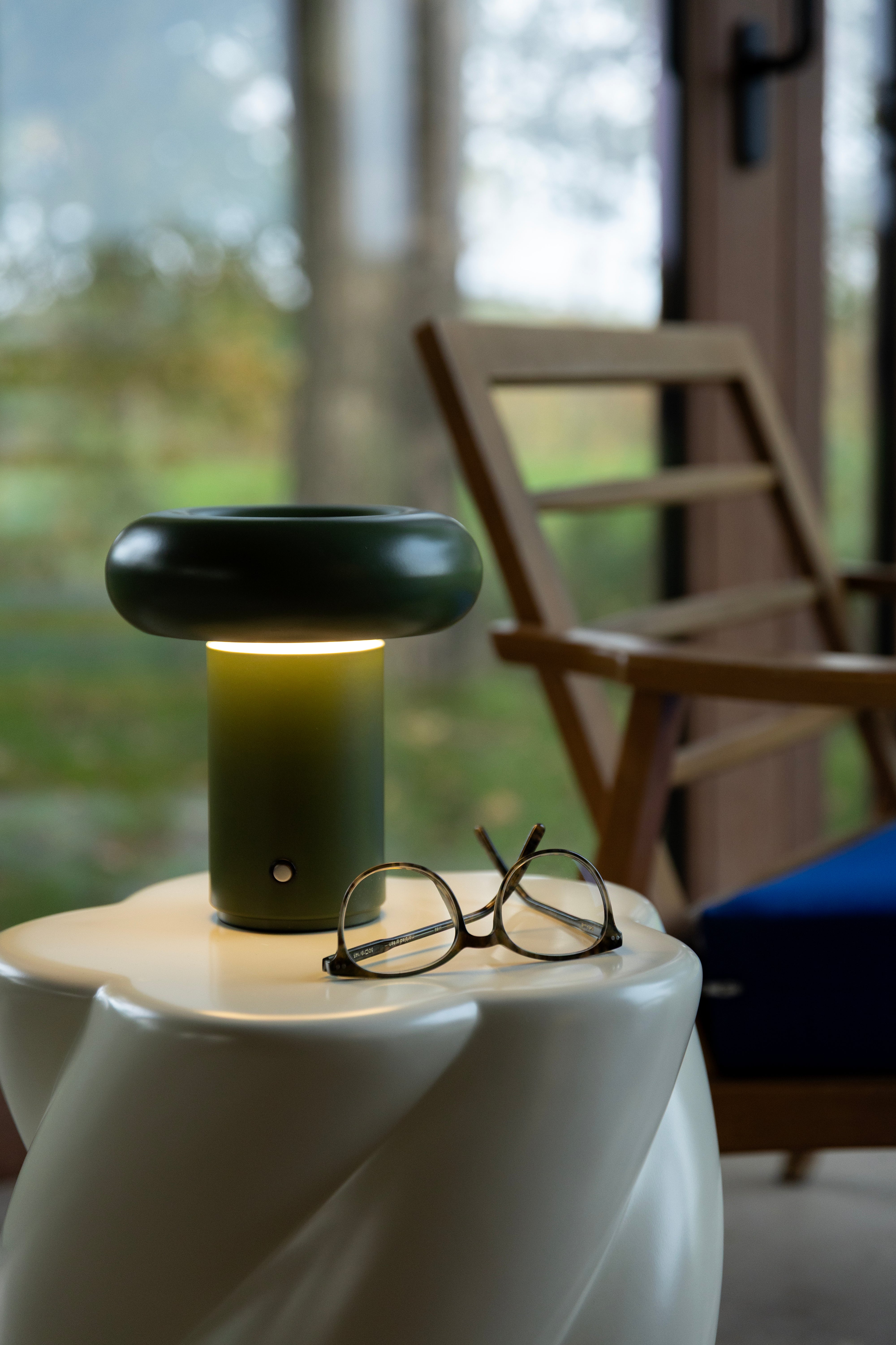 Portable Lamp GLIMPSE Dark Green