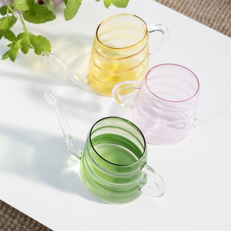 Zalévací konvička CAN SWELL žluté sklo