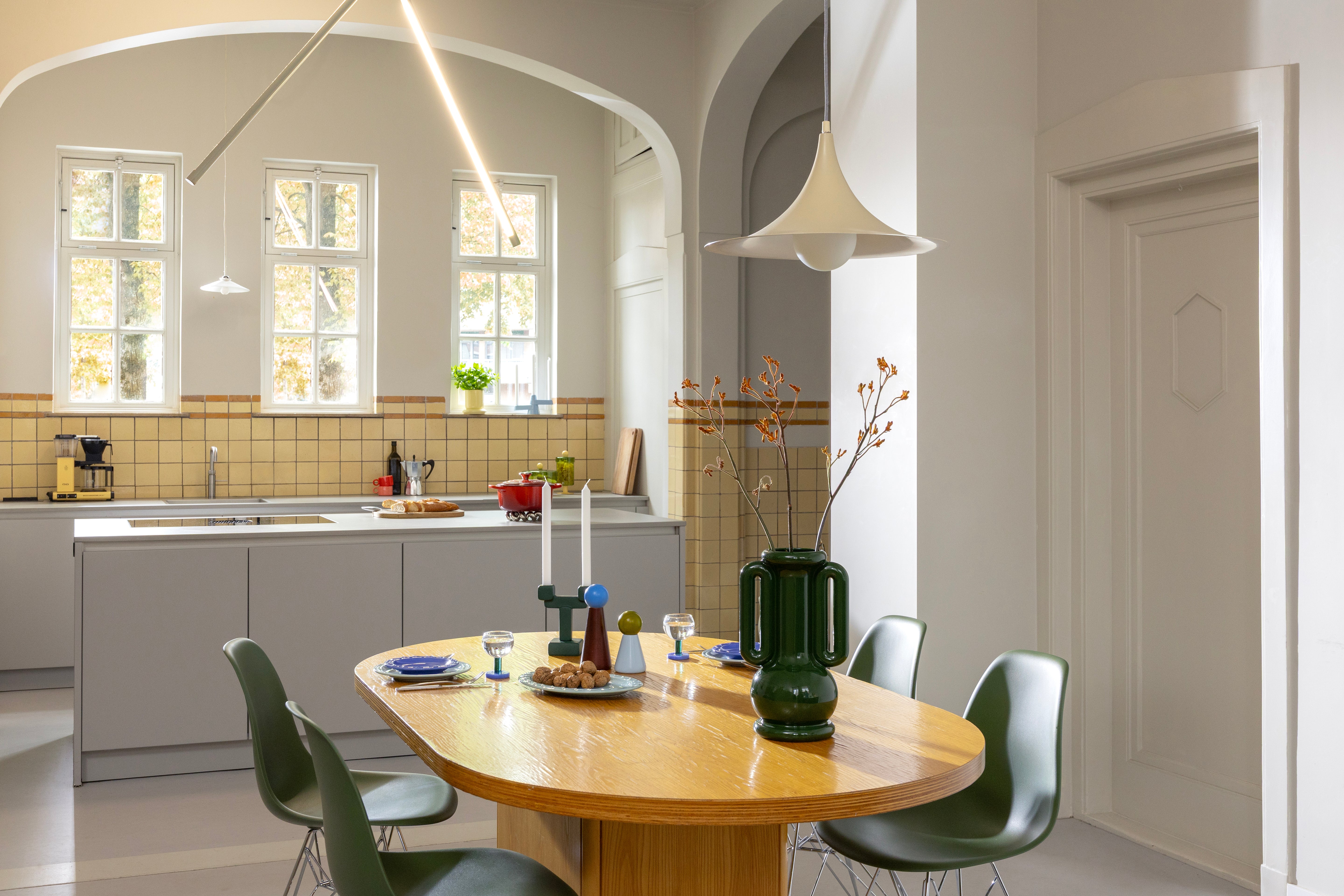 Sada snídaňových talířů MOCHI světle modrá