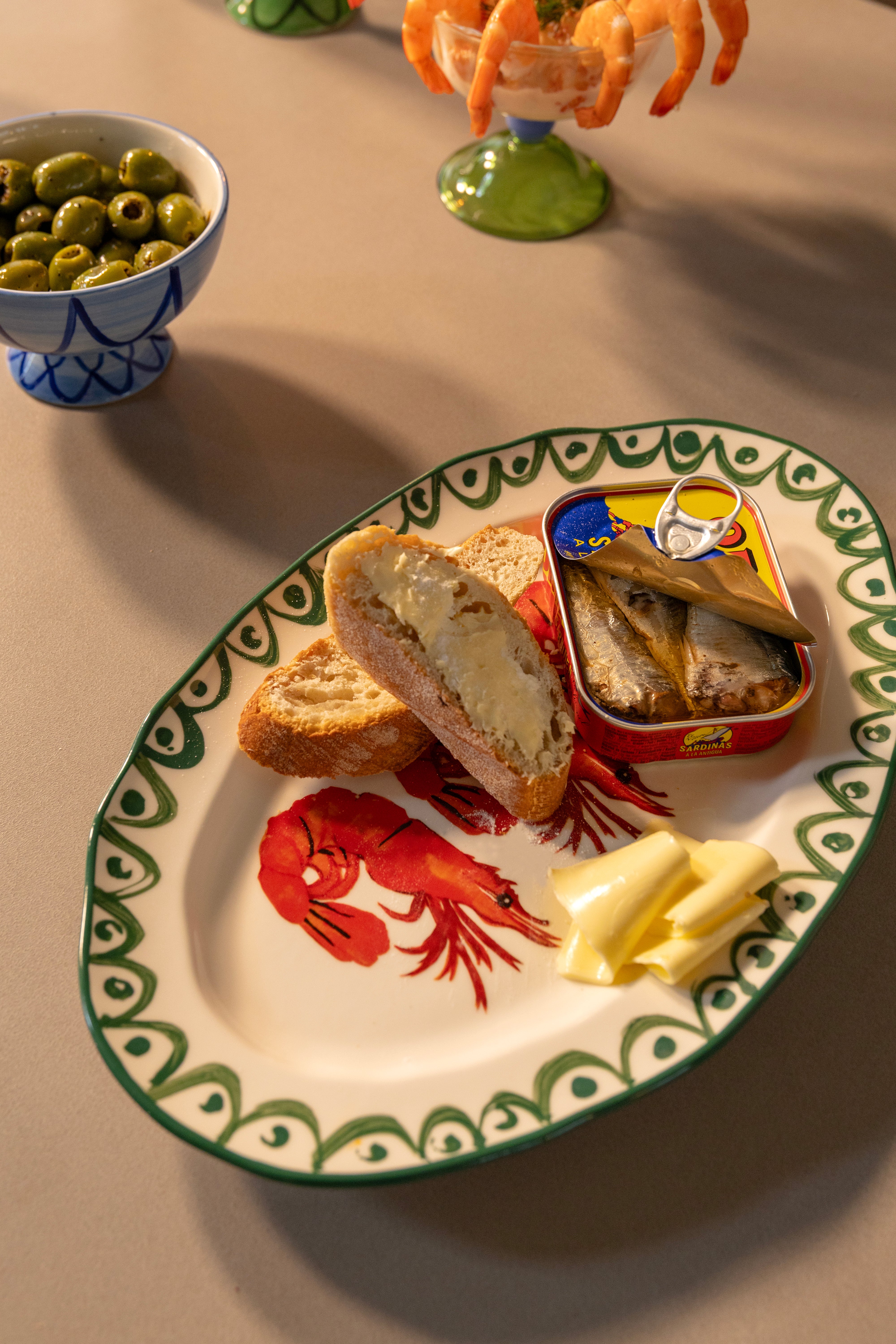 Porcelánový talíř SIRENE SHŘIMPS