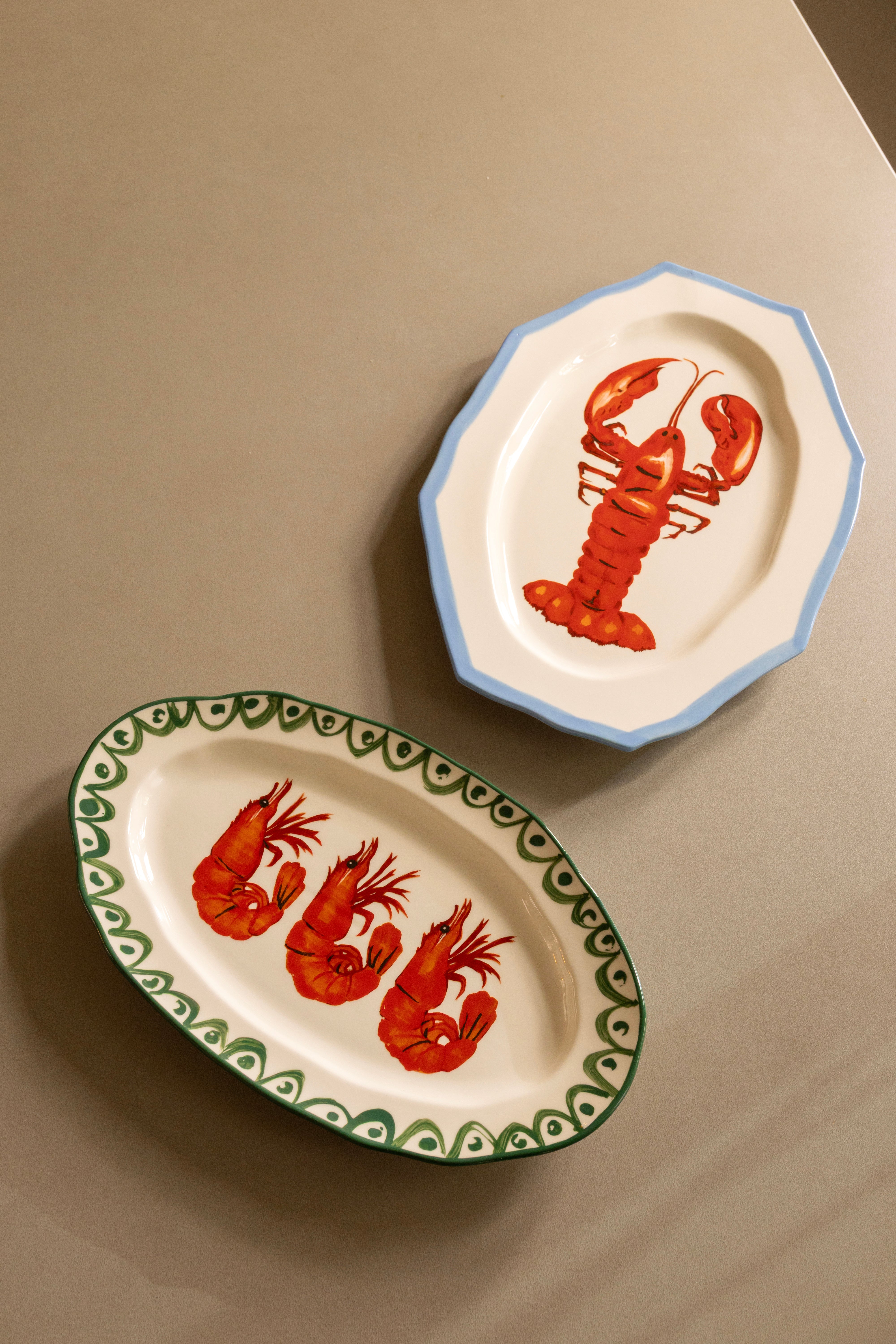Porcelánový talíř SIRENE SHŘIMPS