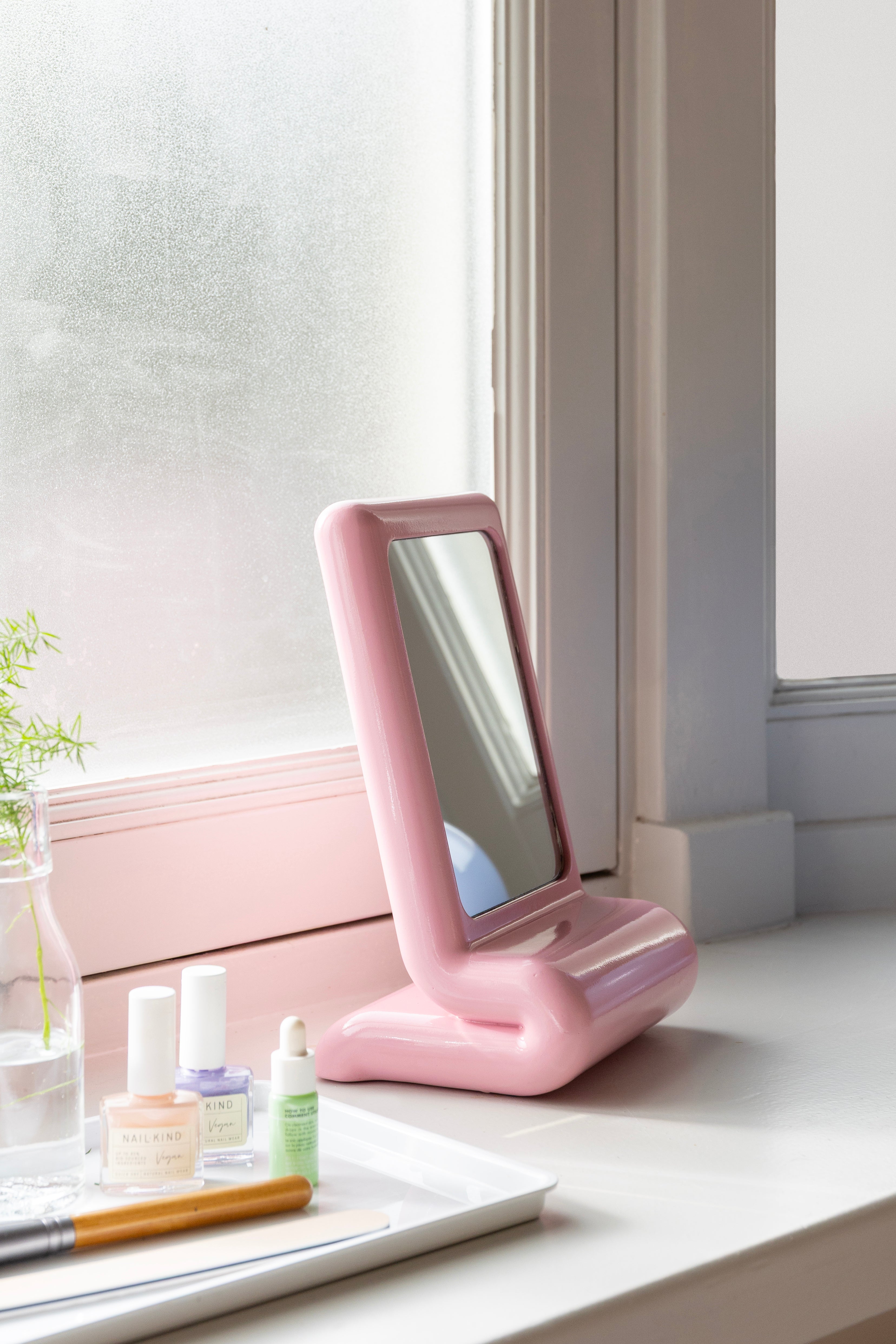 Zrcátko WHIP růžové