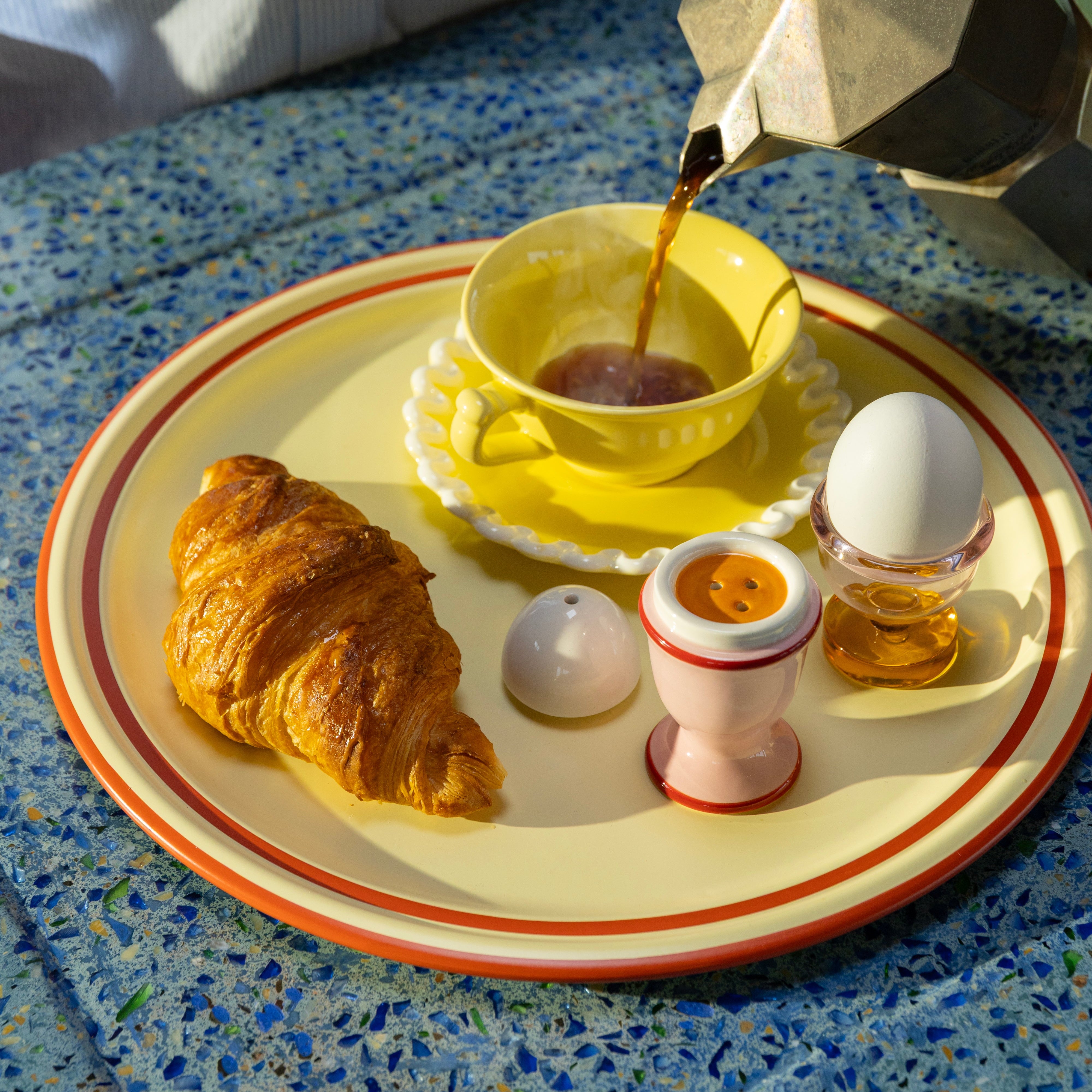 Podnos VANO žlutý s červeným