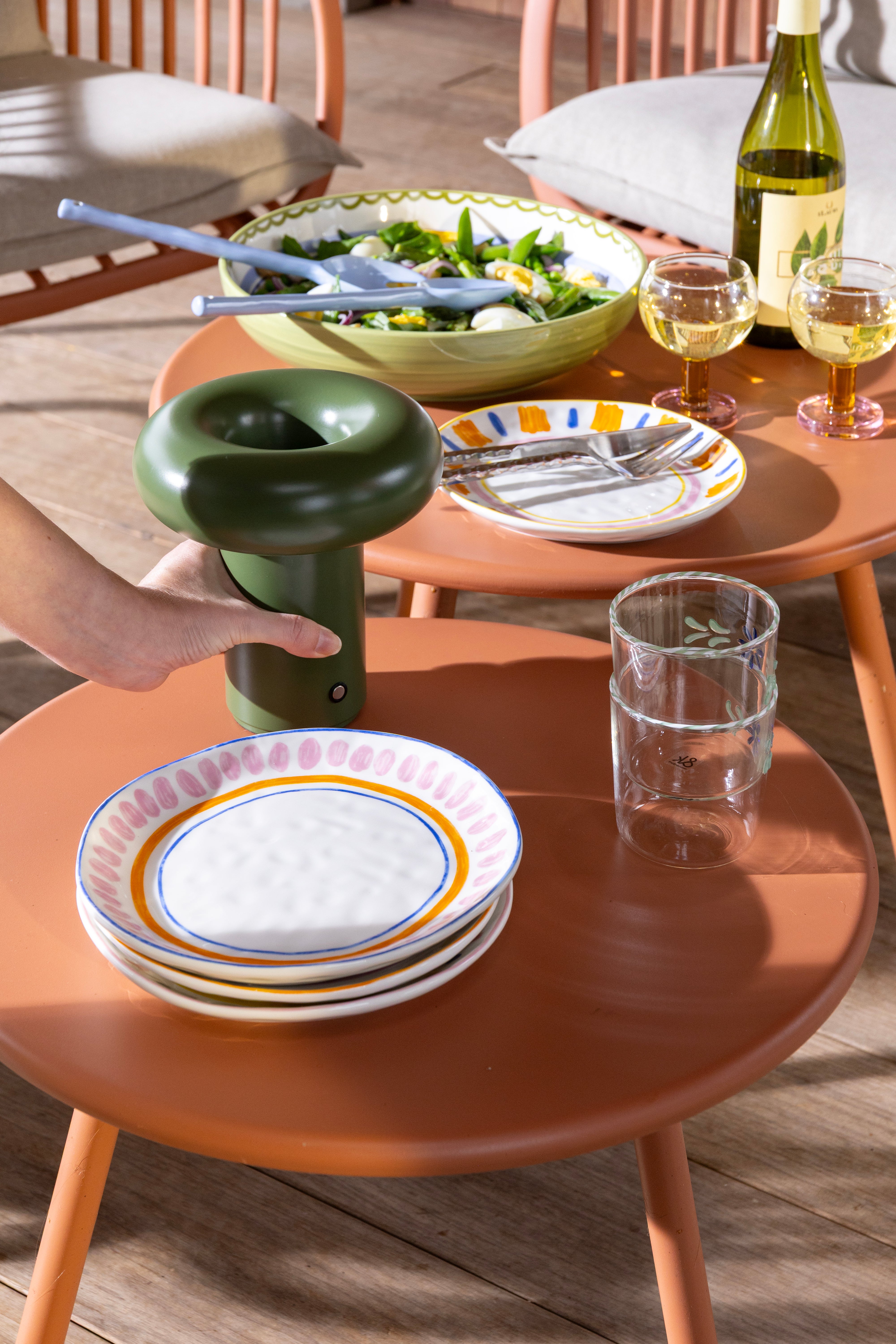 Portable Lamp GLIMPSE Dark Green