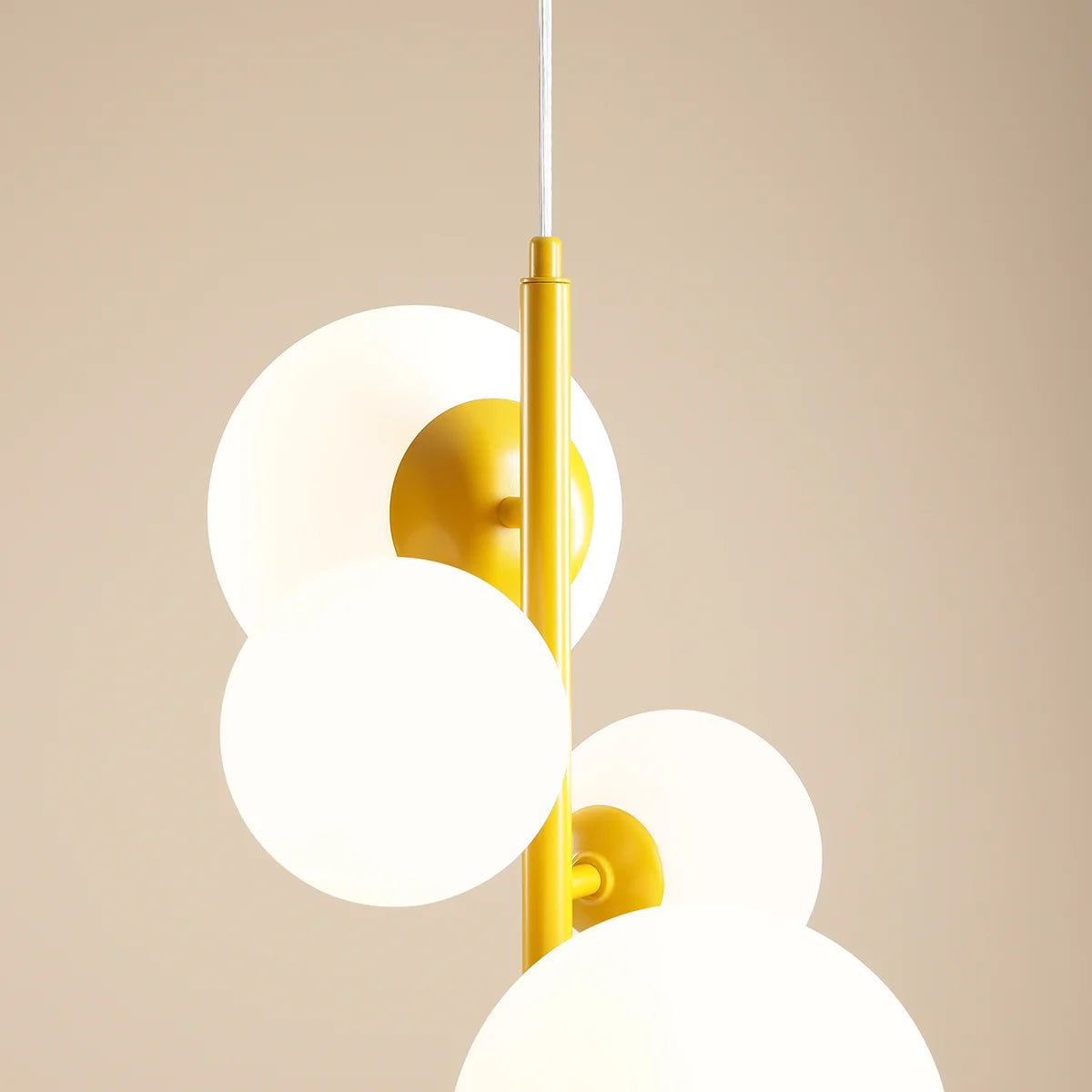 Lampa wisząca BLOOM QUATRO musztardowy żółty, marka Artera