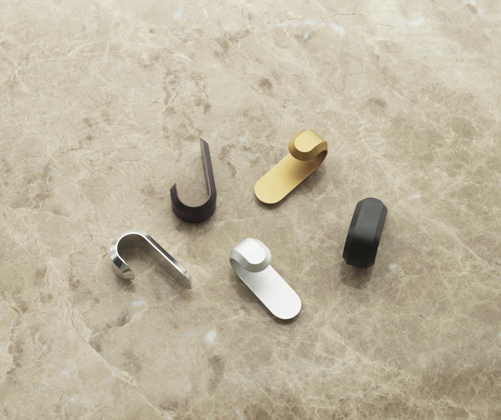 CURVE silver hanger set