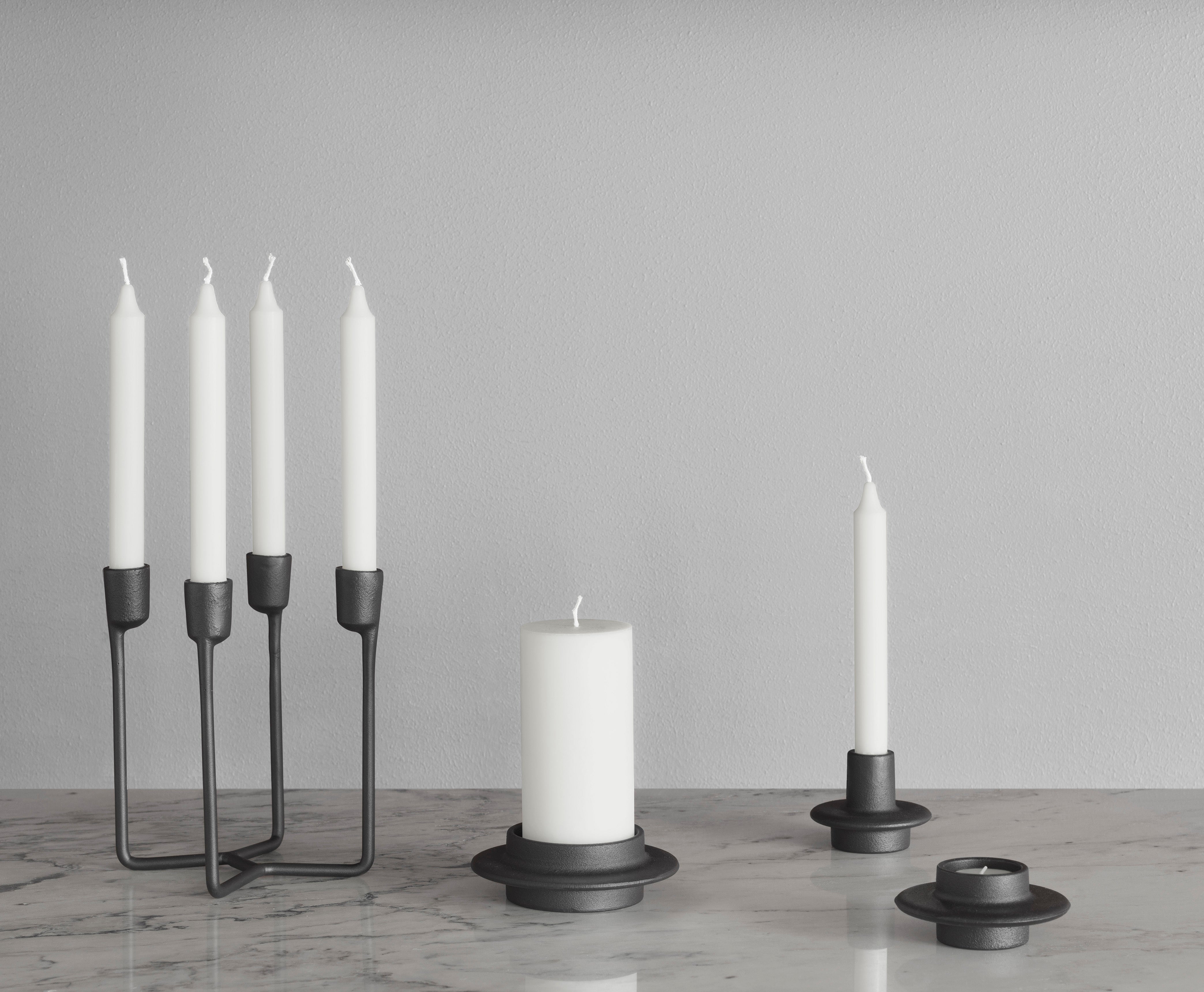 Svícen HEIMA CANDLESTICK černé litině