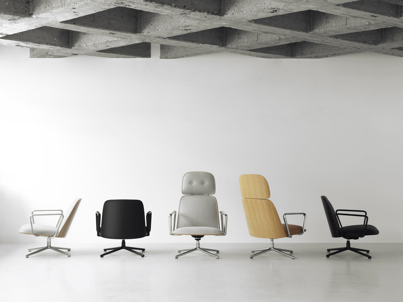 Křeslo PAD HIGH SWIVEL hliníková základna