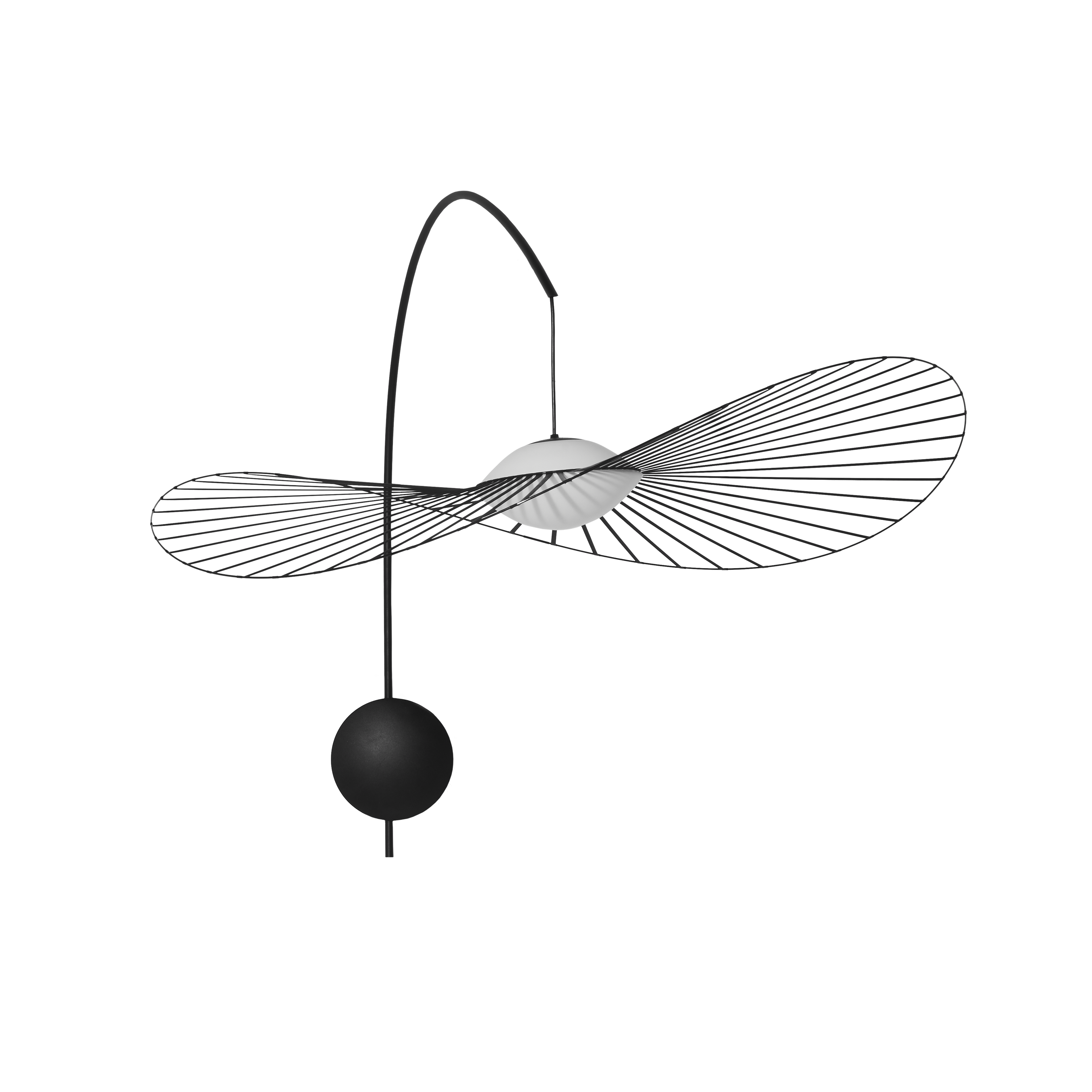 Lampa ścienna VERTIGO NOVA czarny – Petite Friture