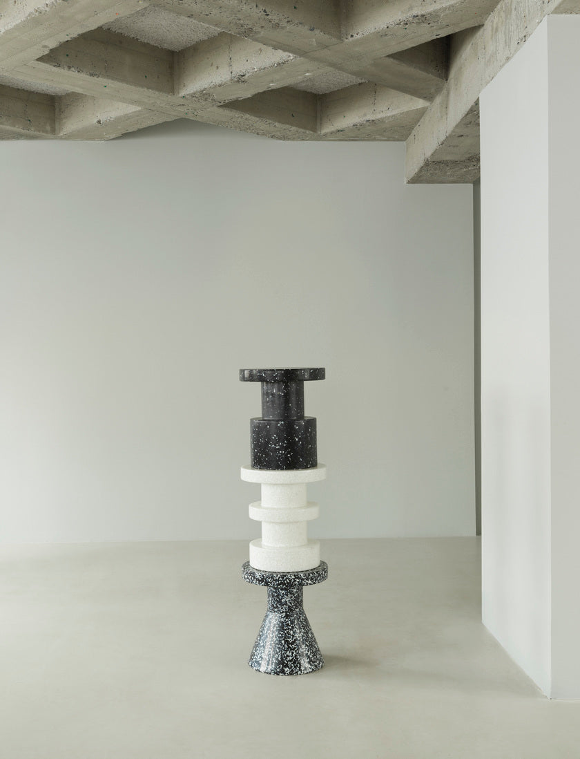 Side table bit stack red