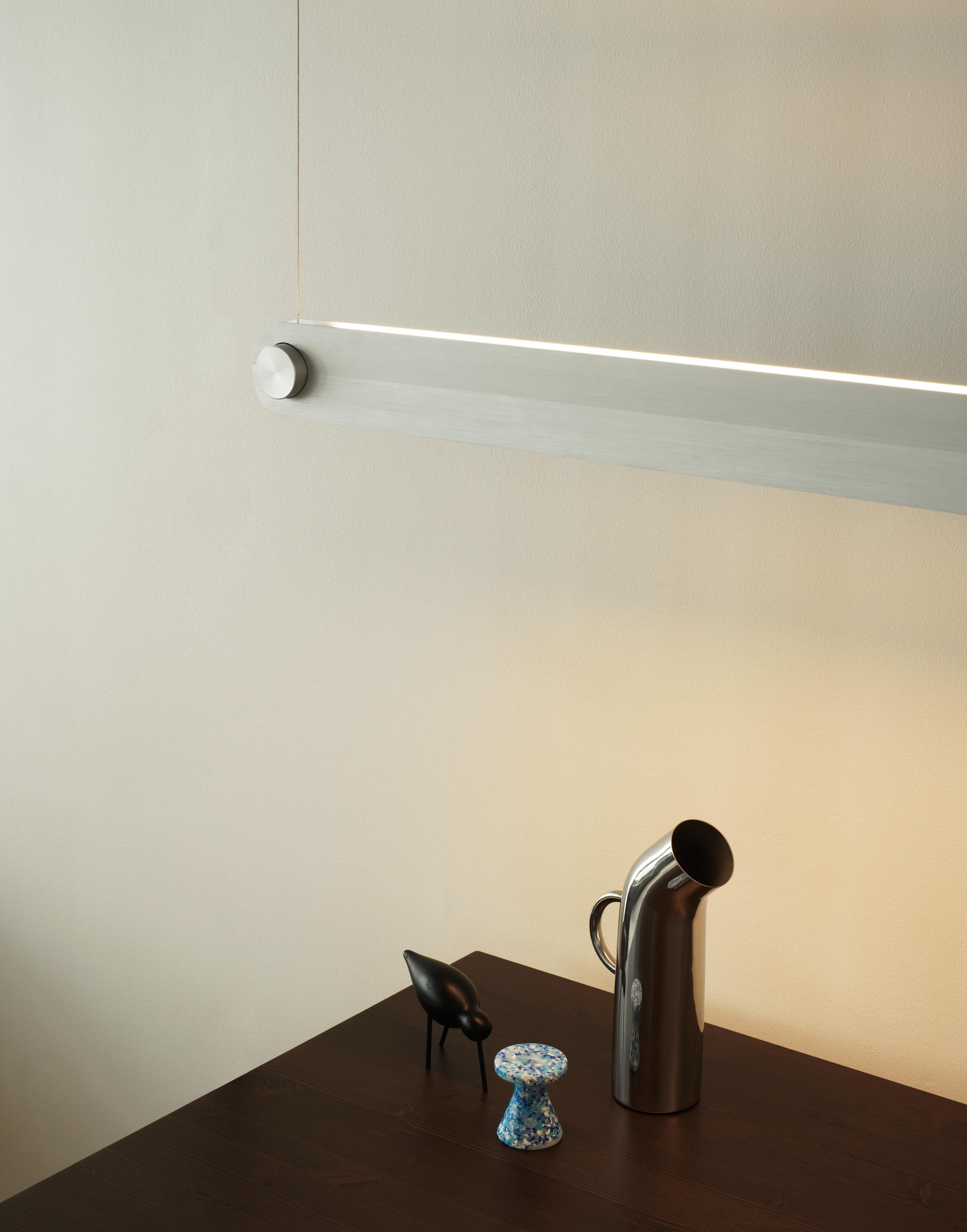 DIM LINEAR technical lamp brushed aluminum
