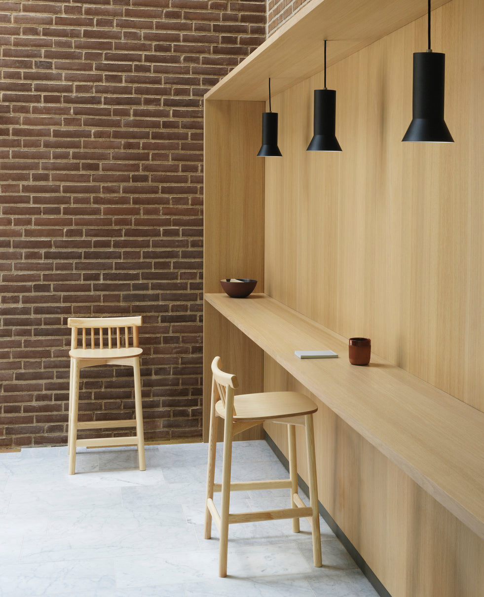 PIND bar chair brown ash veneer