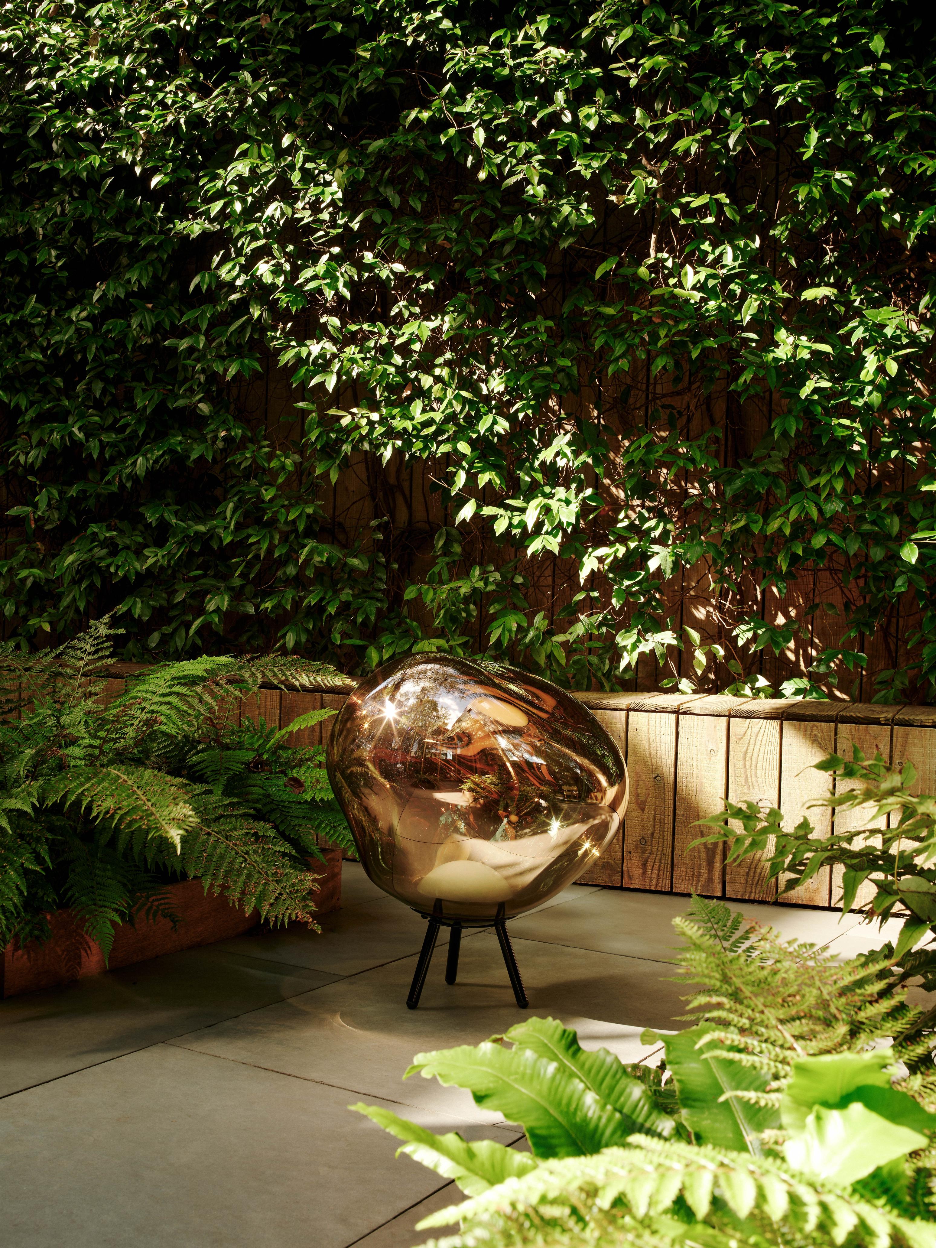 LARGE MELT Portable Lamp in Brown