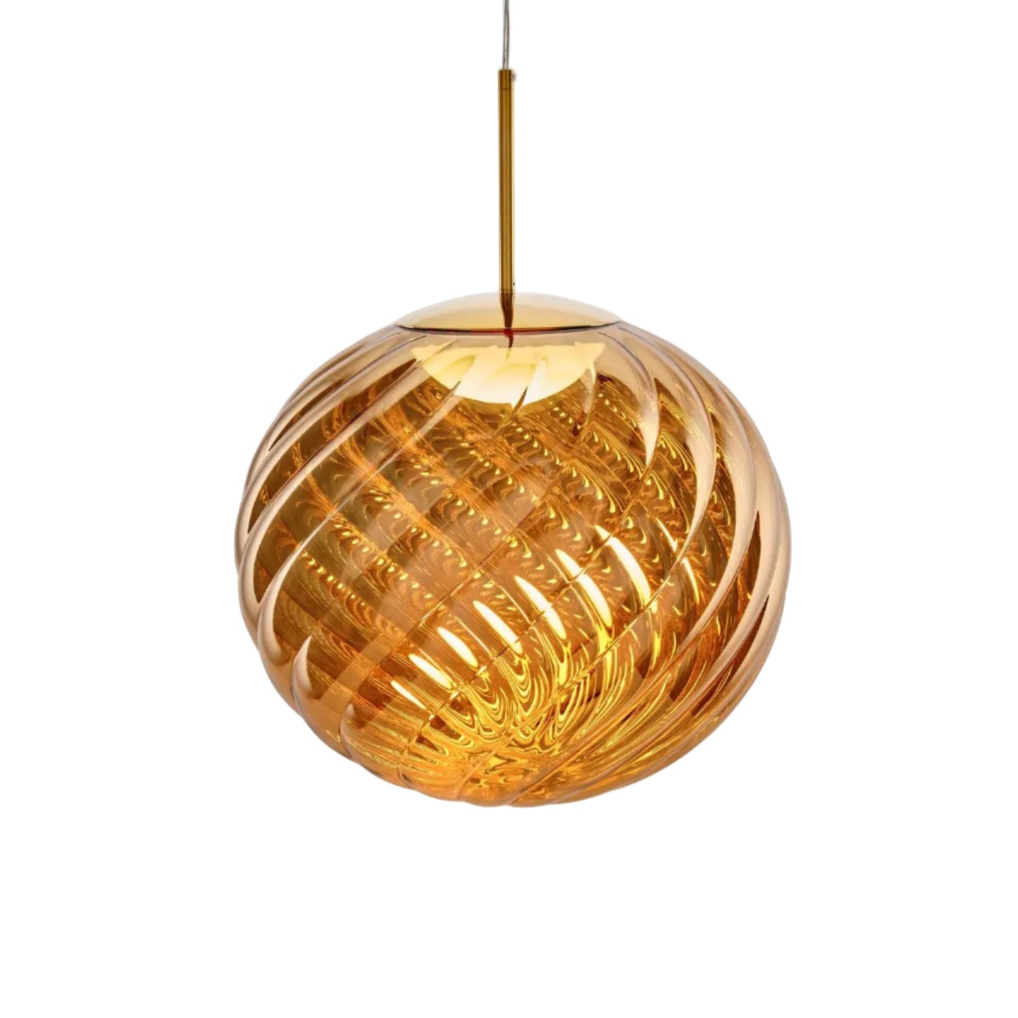 Lampa wisząca WHIRL złoty – Tom Dixon