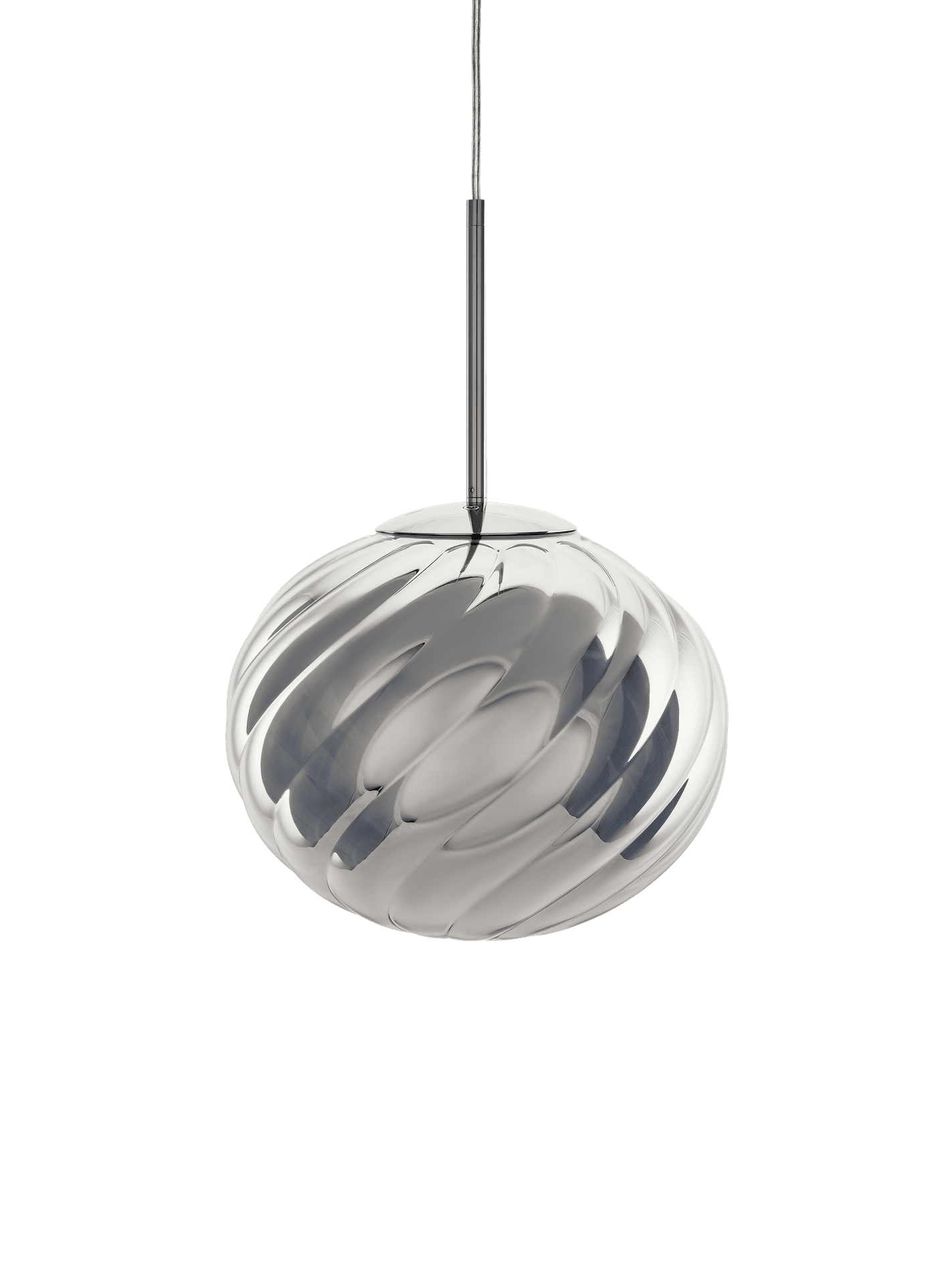 Silver WHIRL pendant lamp
