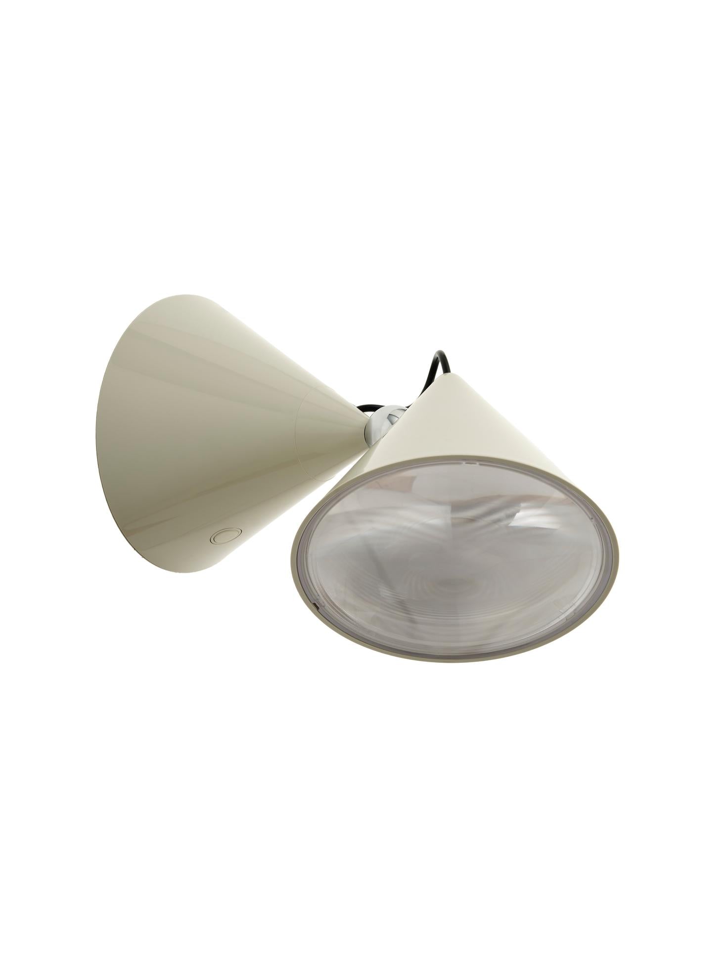 Nastavitelný nástěnný svítilna POSE krémový