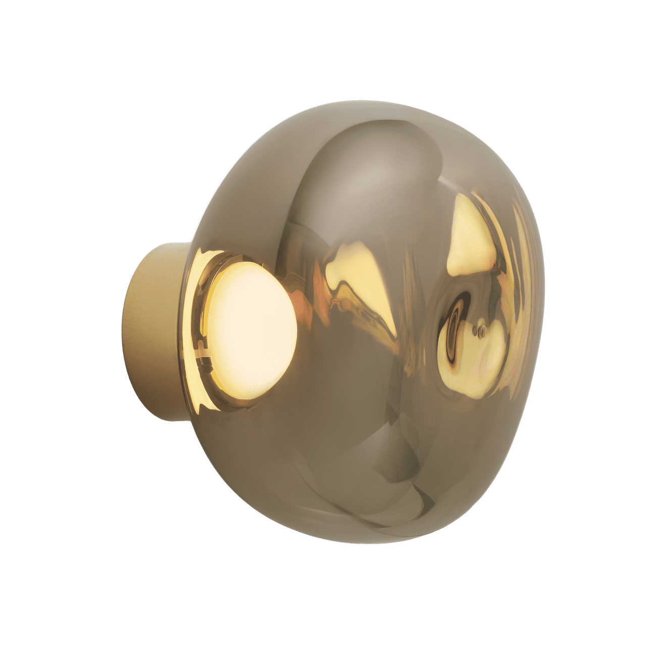 Nástěnné svítidlo MELT hnědé