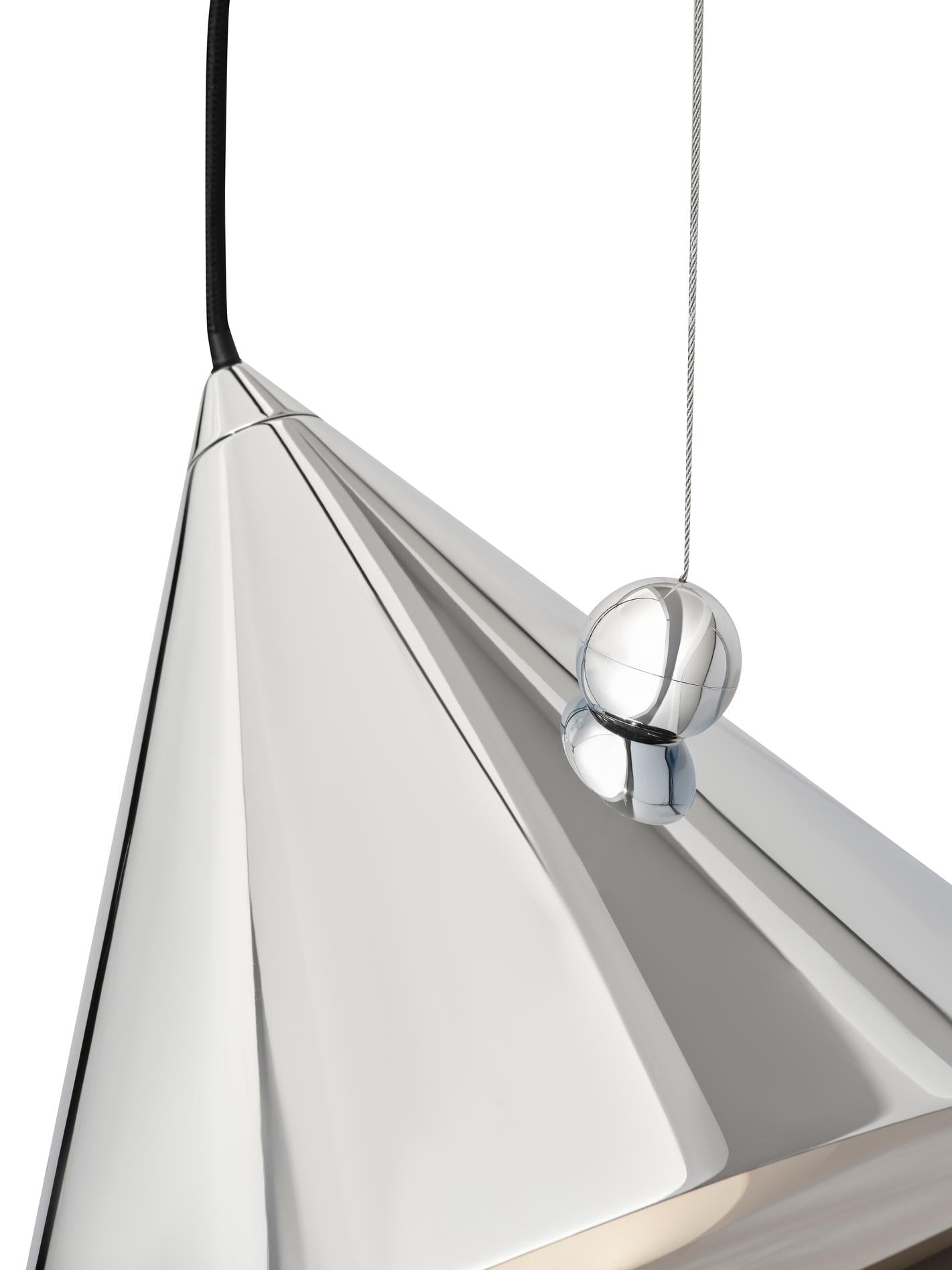 POSE silver pendant lamp