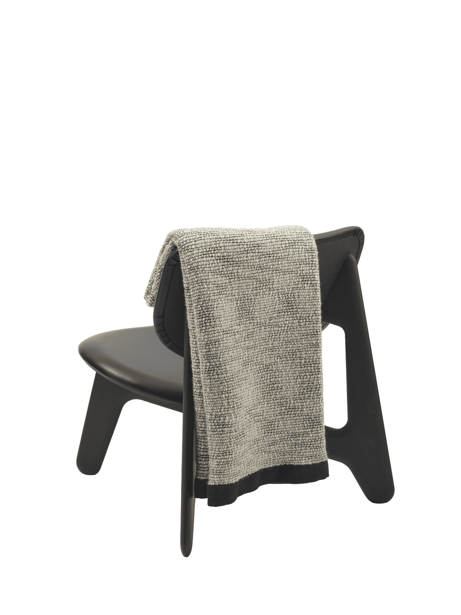 Koc THREAD krémový s černým