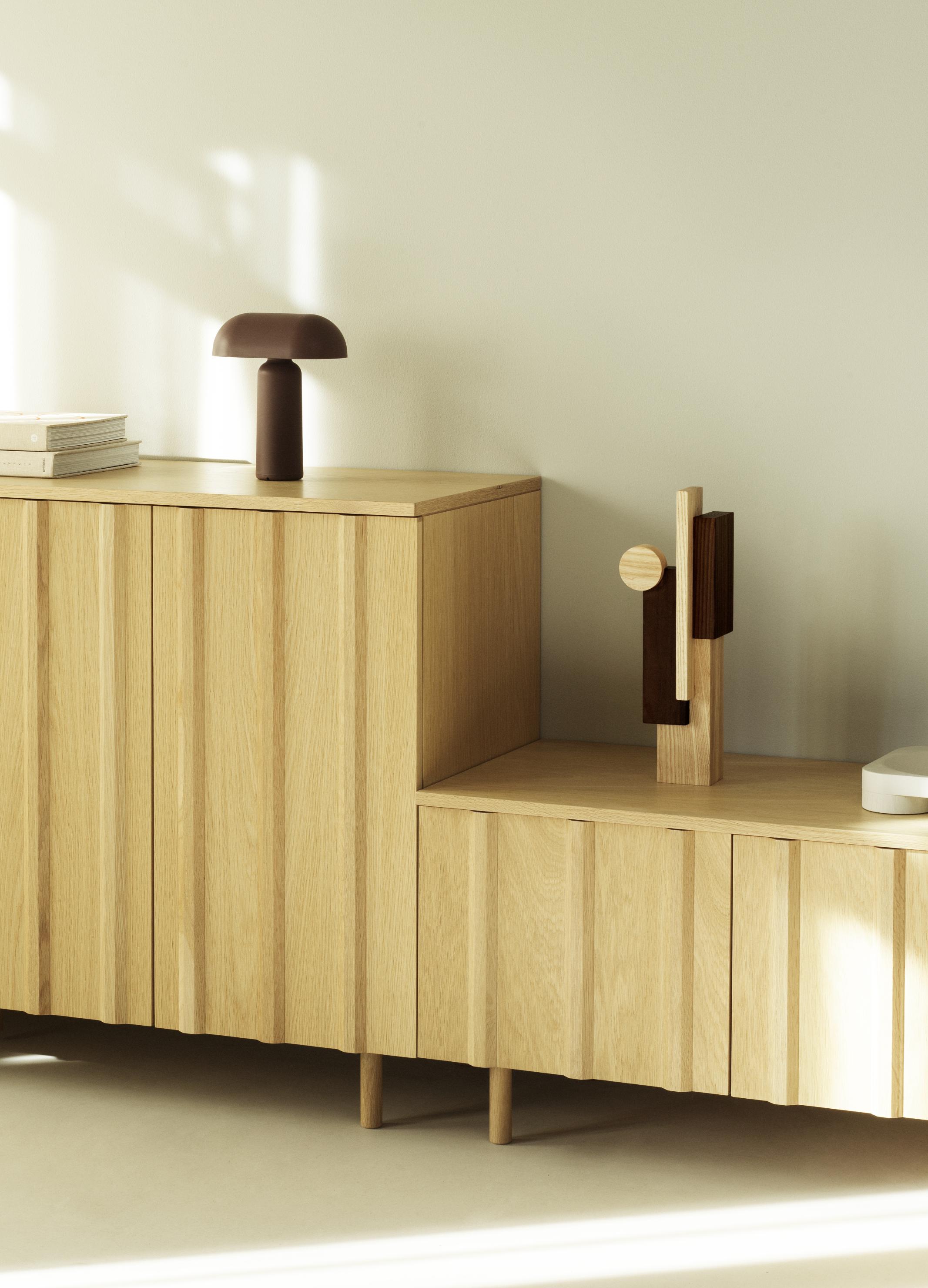 PORTA portable lamp brown