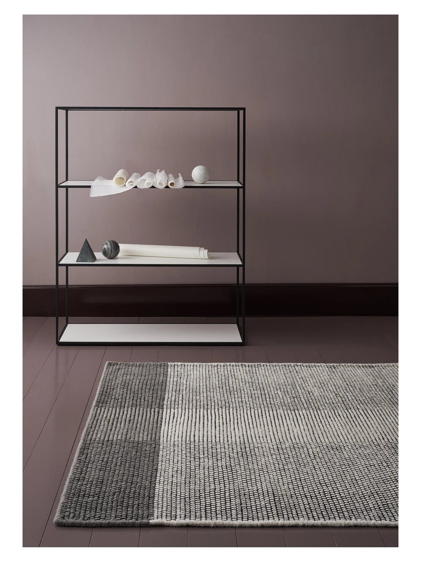 POMEZIA Rug - MOUSE gray