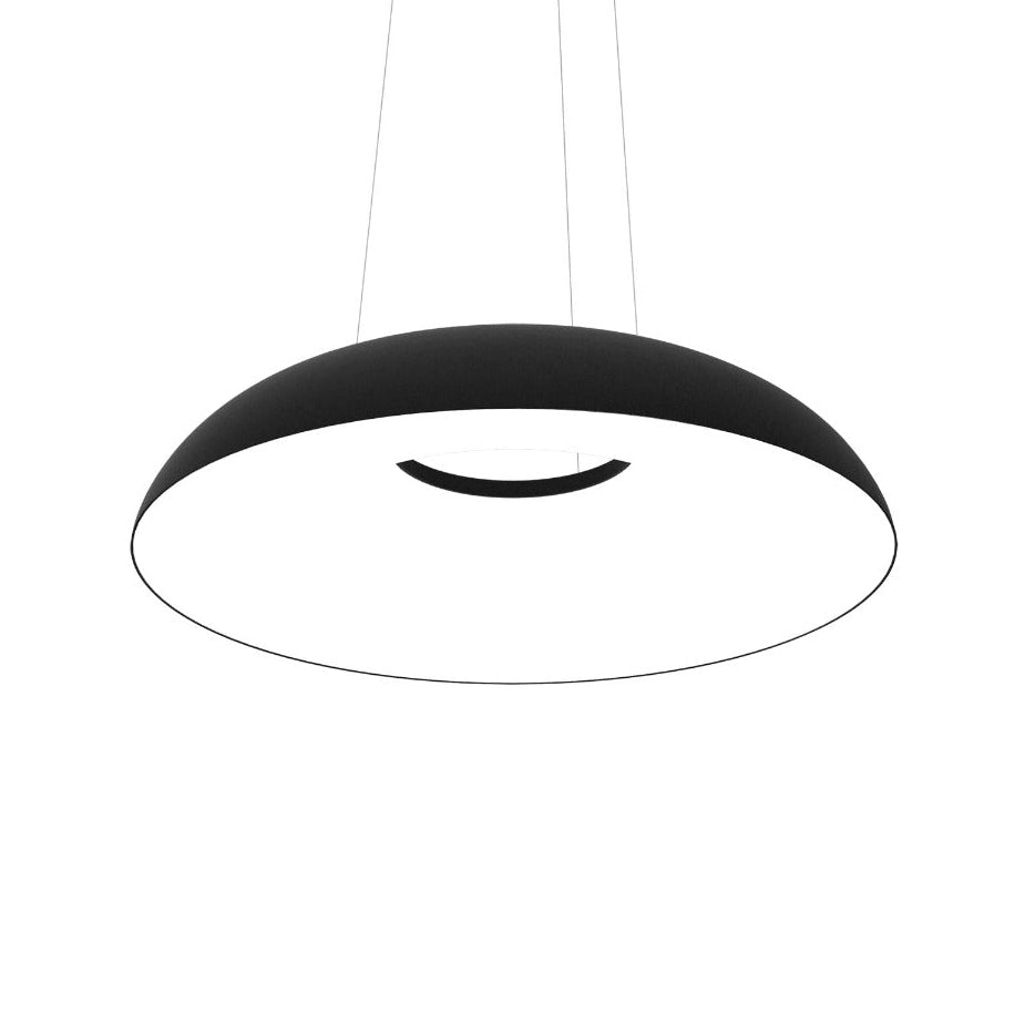 Lampa visící MAGGIOLONE, černá s reliéfním vzorem