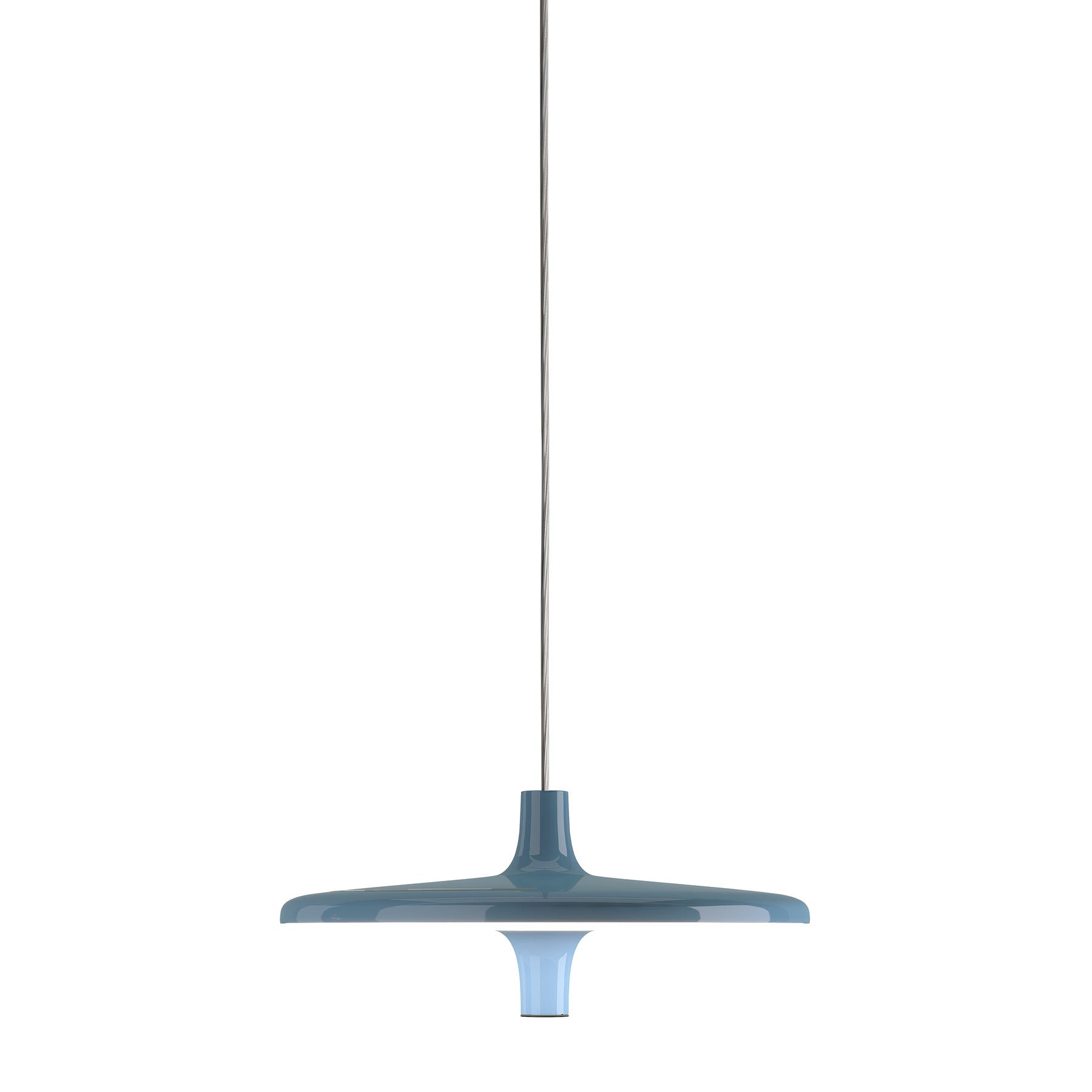Lampa visící AVRO lesklá modrá