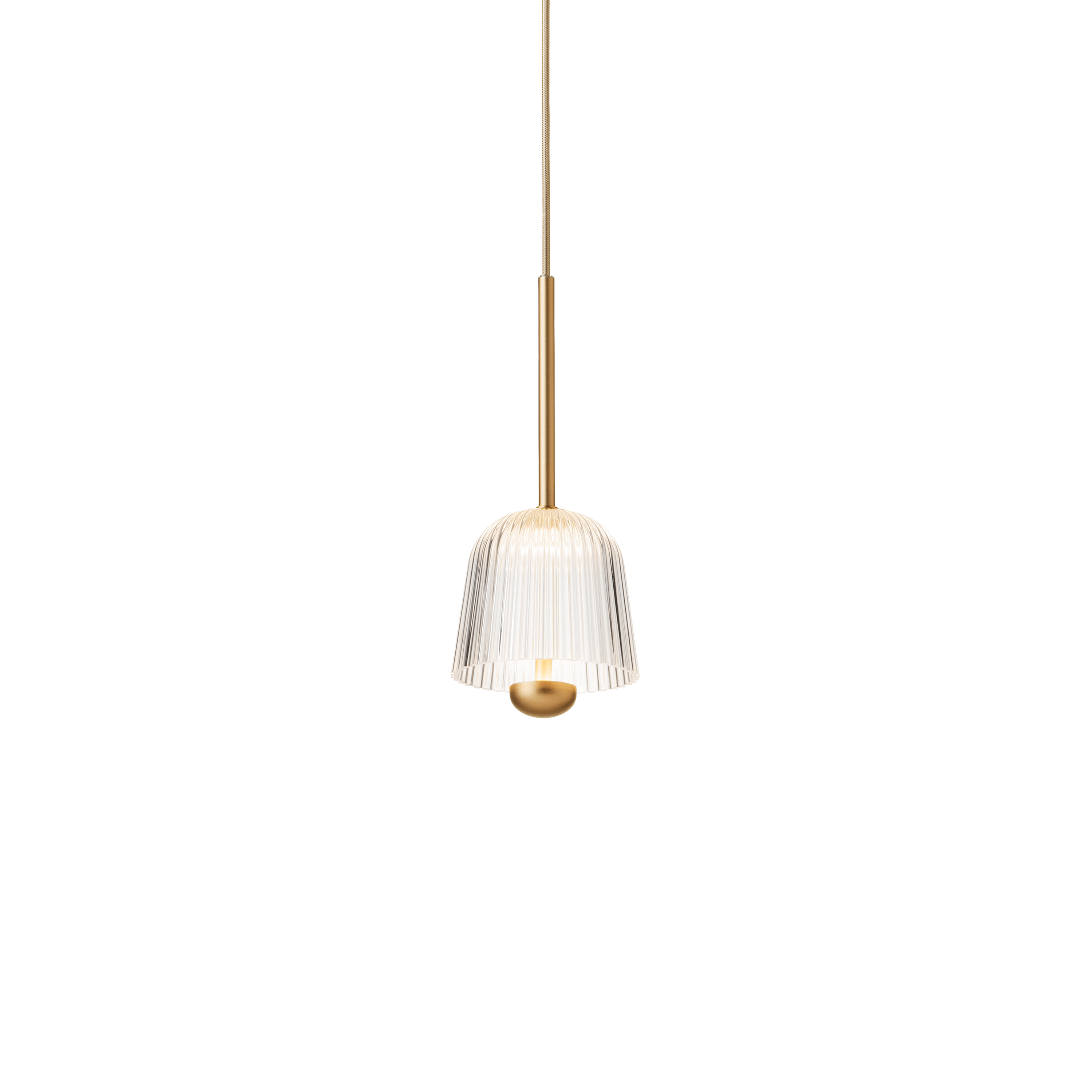 ASTEEA Pendant Lamp in Gold with Transparent Finish