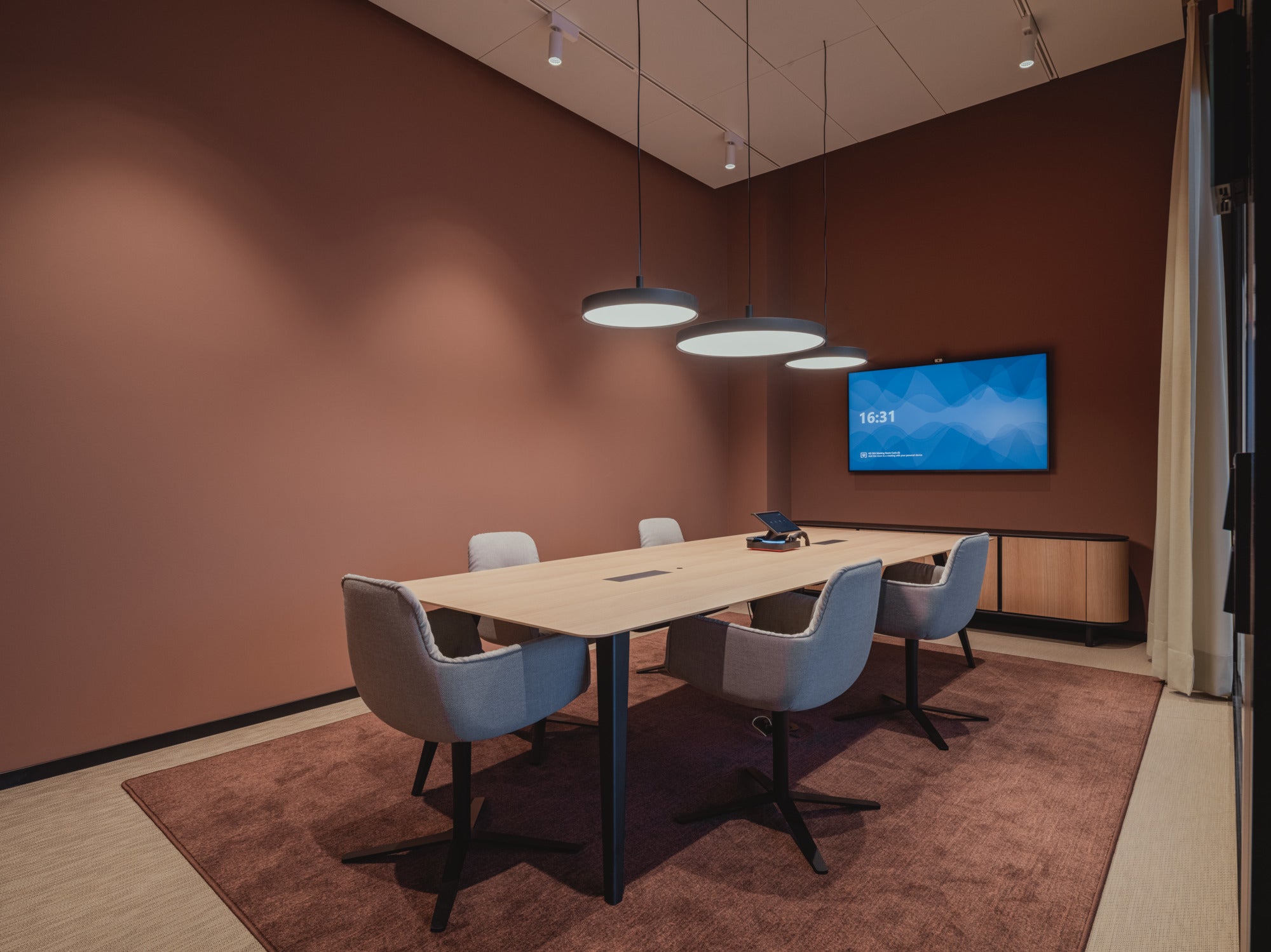 Závěsné svítidlo LP SLIM ROUND černé