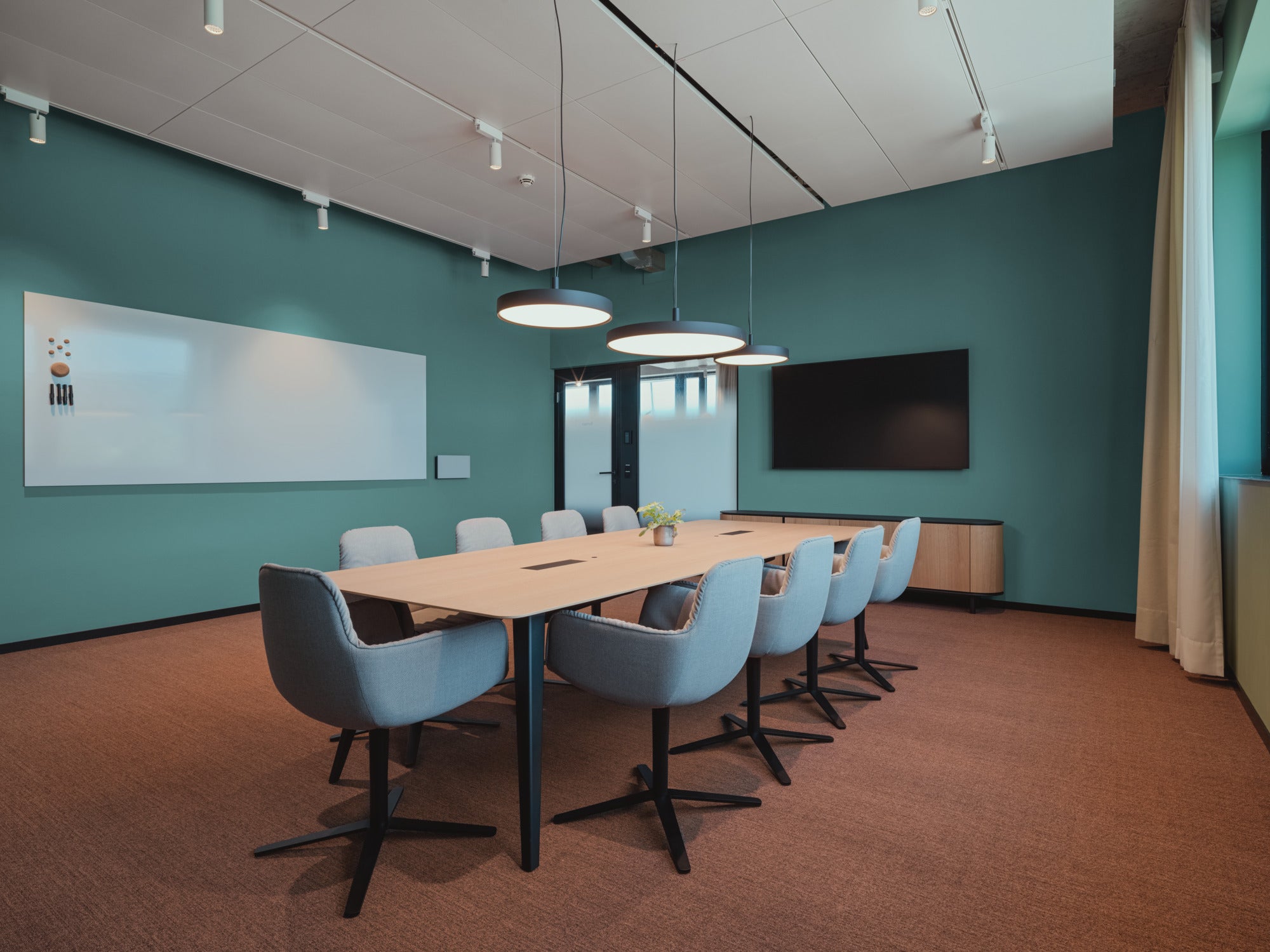 Závěsné svítidlo LP SLIM ROUND černé