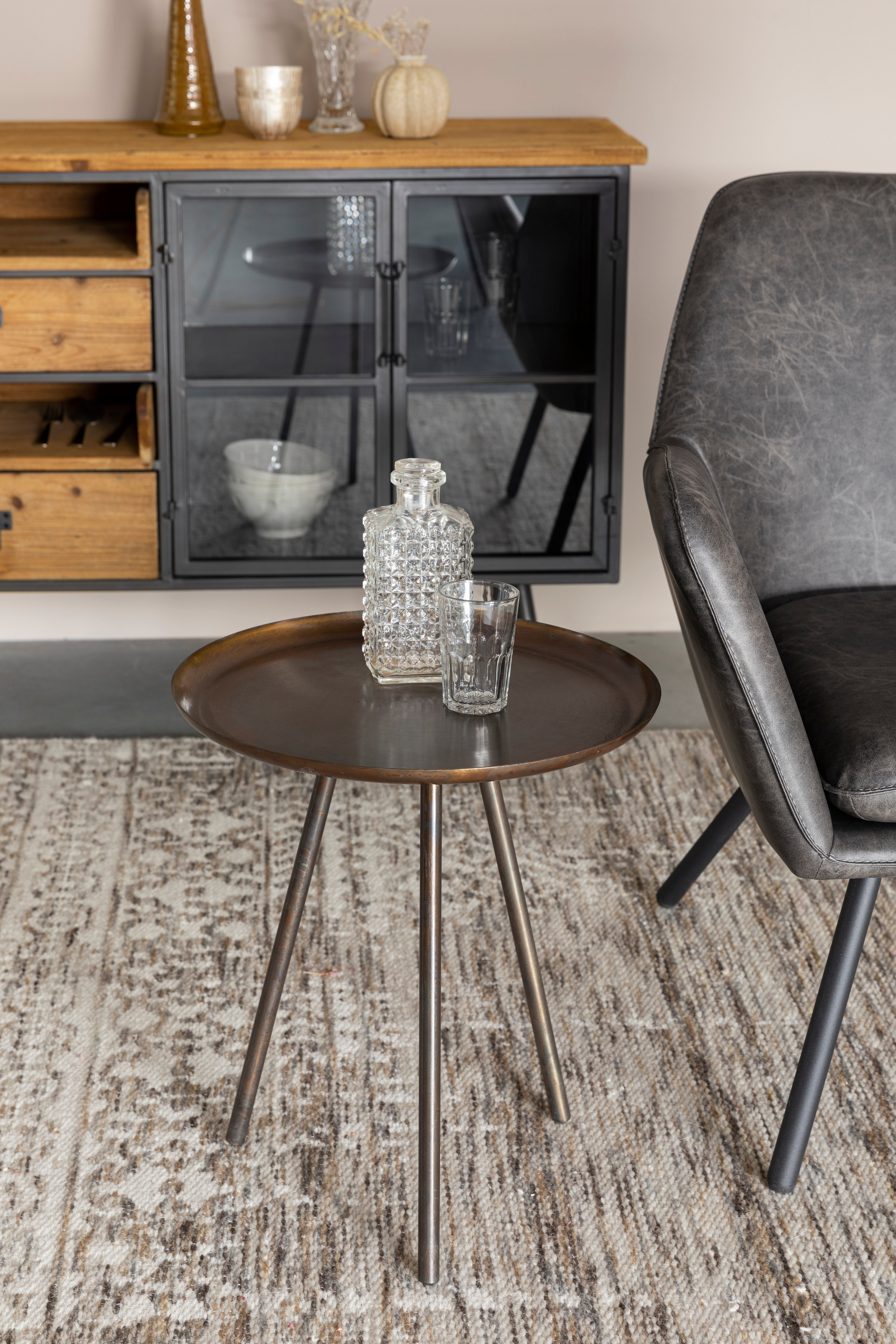 Stolek FROST měděný