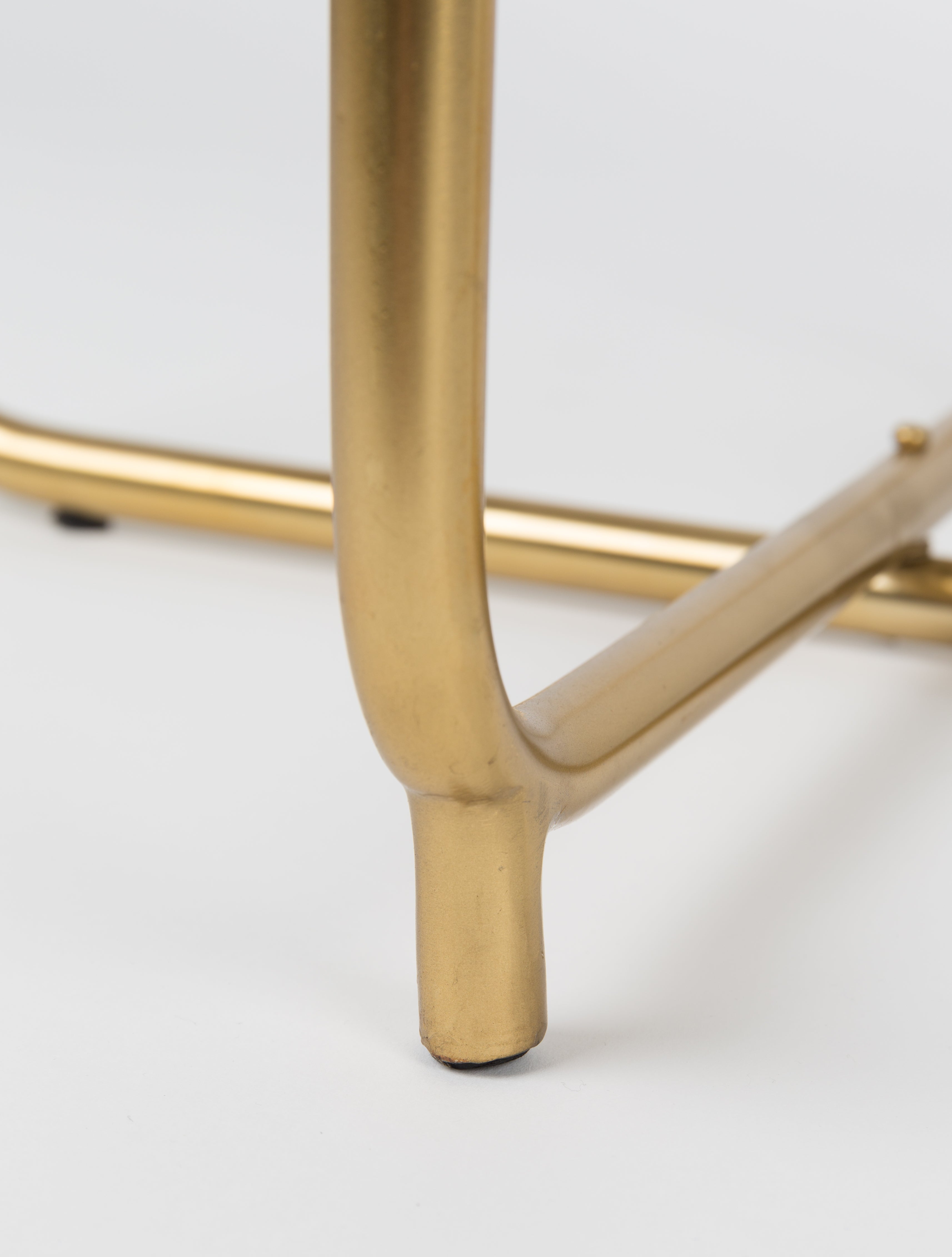 Stolek TIMPA zelený mramor se zlatem