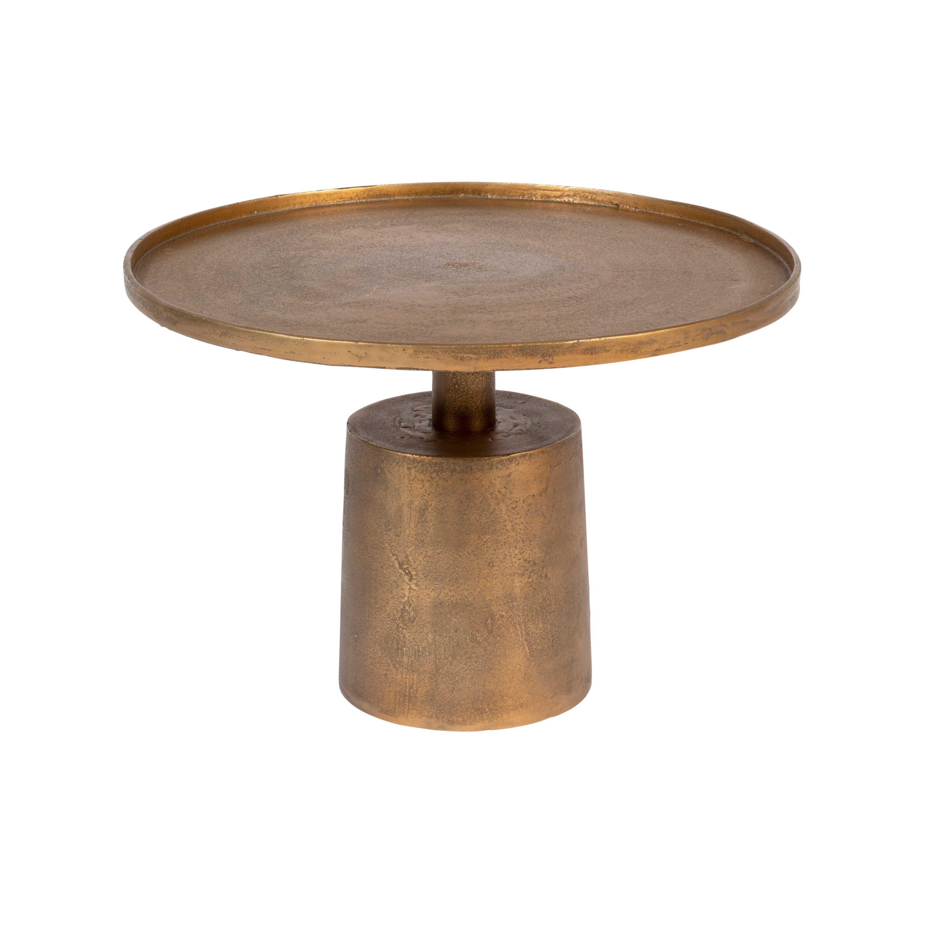 Kávový stolek MASON antická zlatá