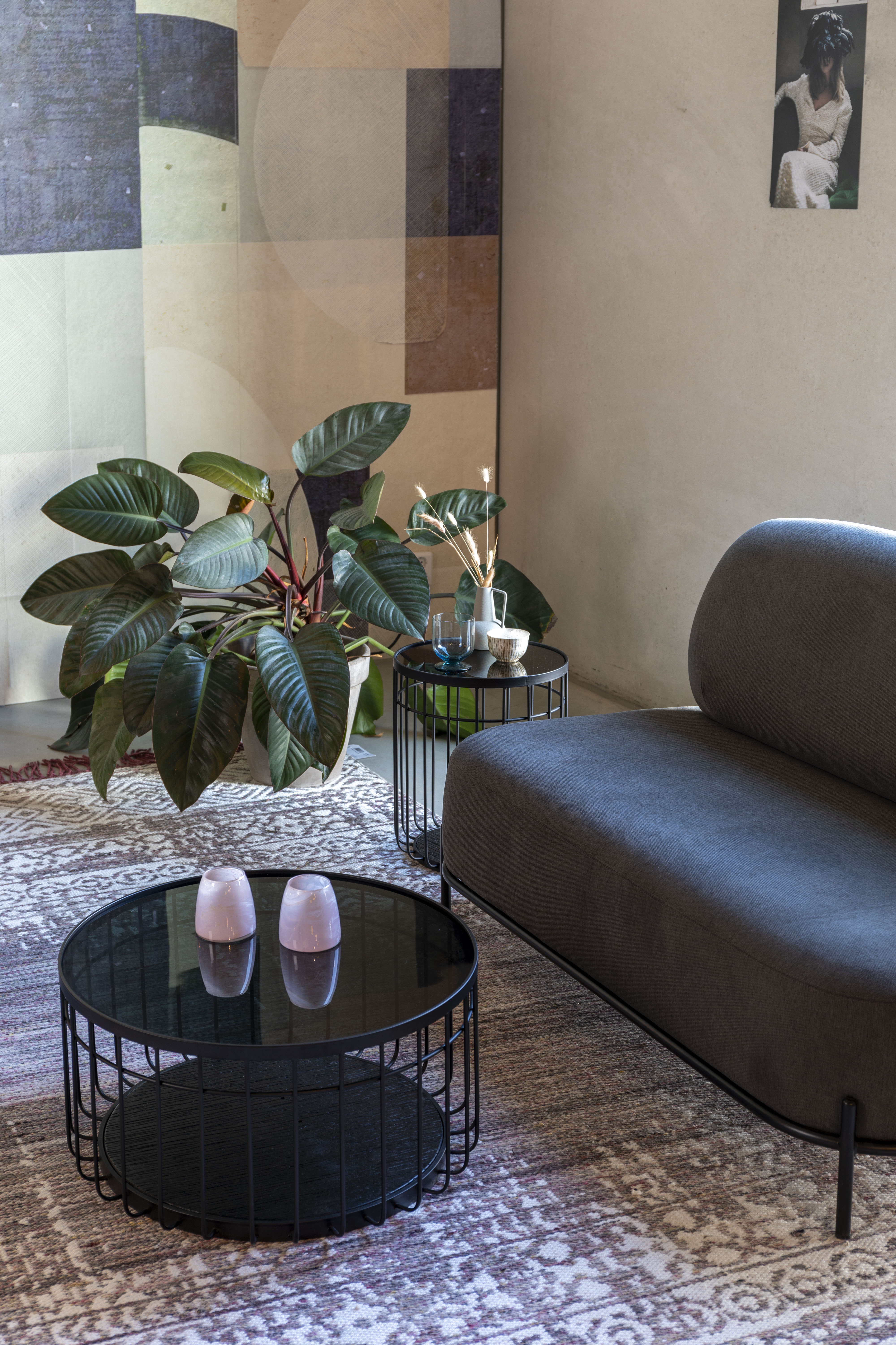 Kávový stolek LANCE černý