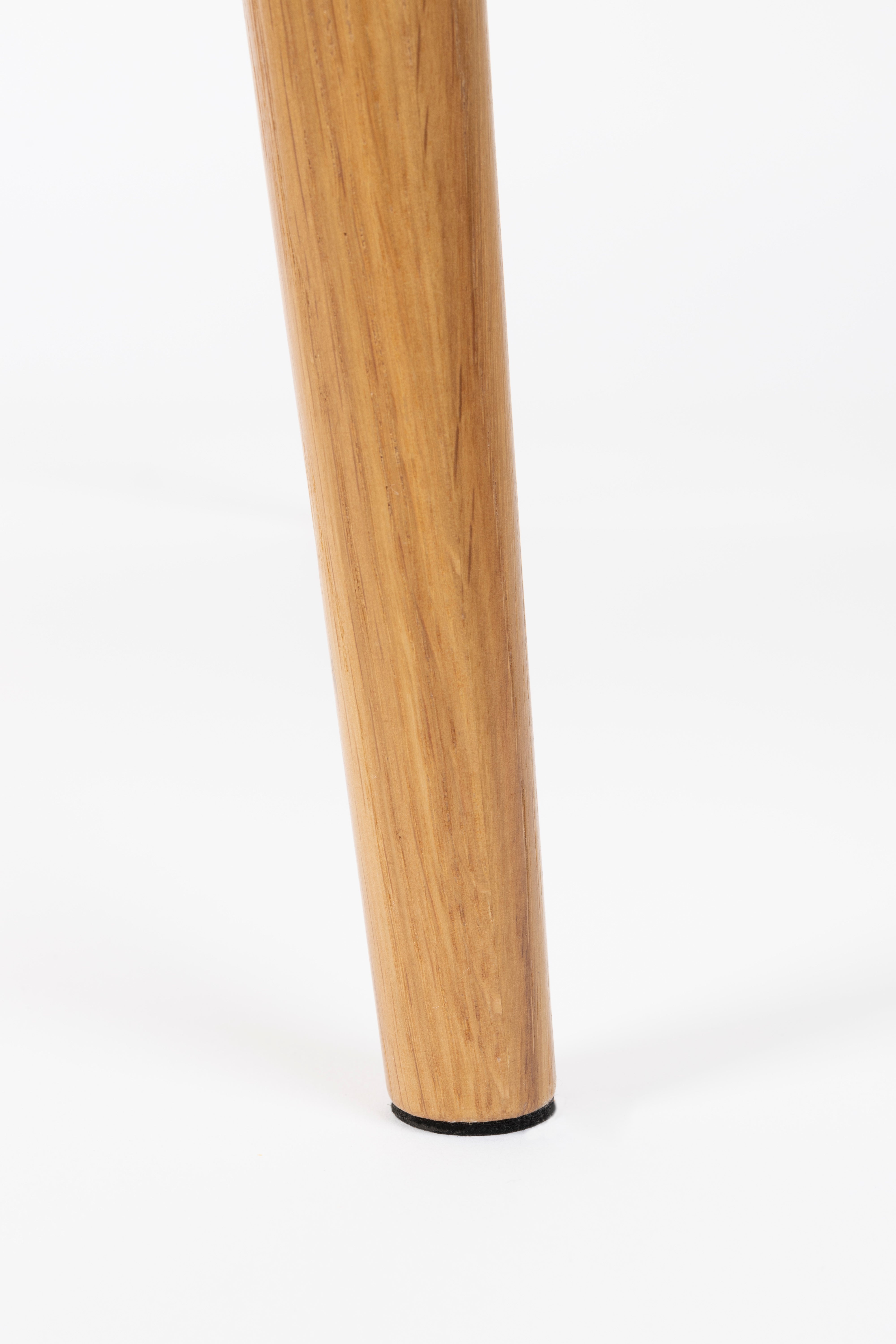 Konferenční stolek HARU ratan s dřevěnou základnou