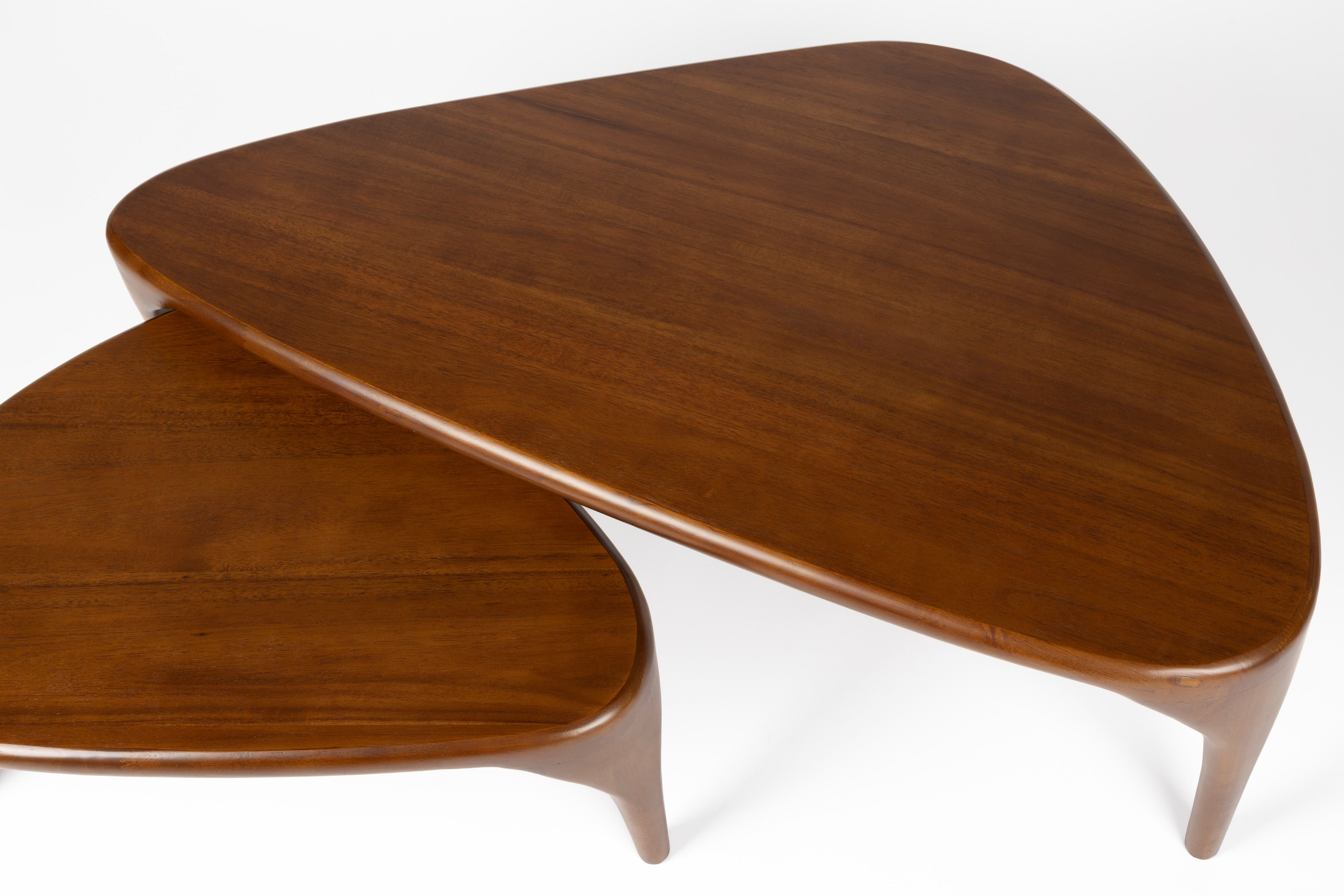 ISLA walnut veneer coffee table set