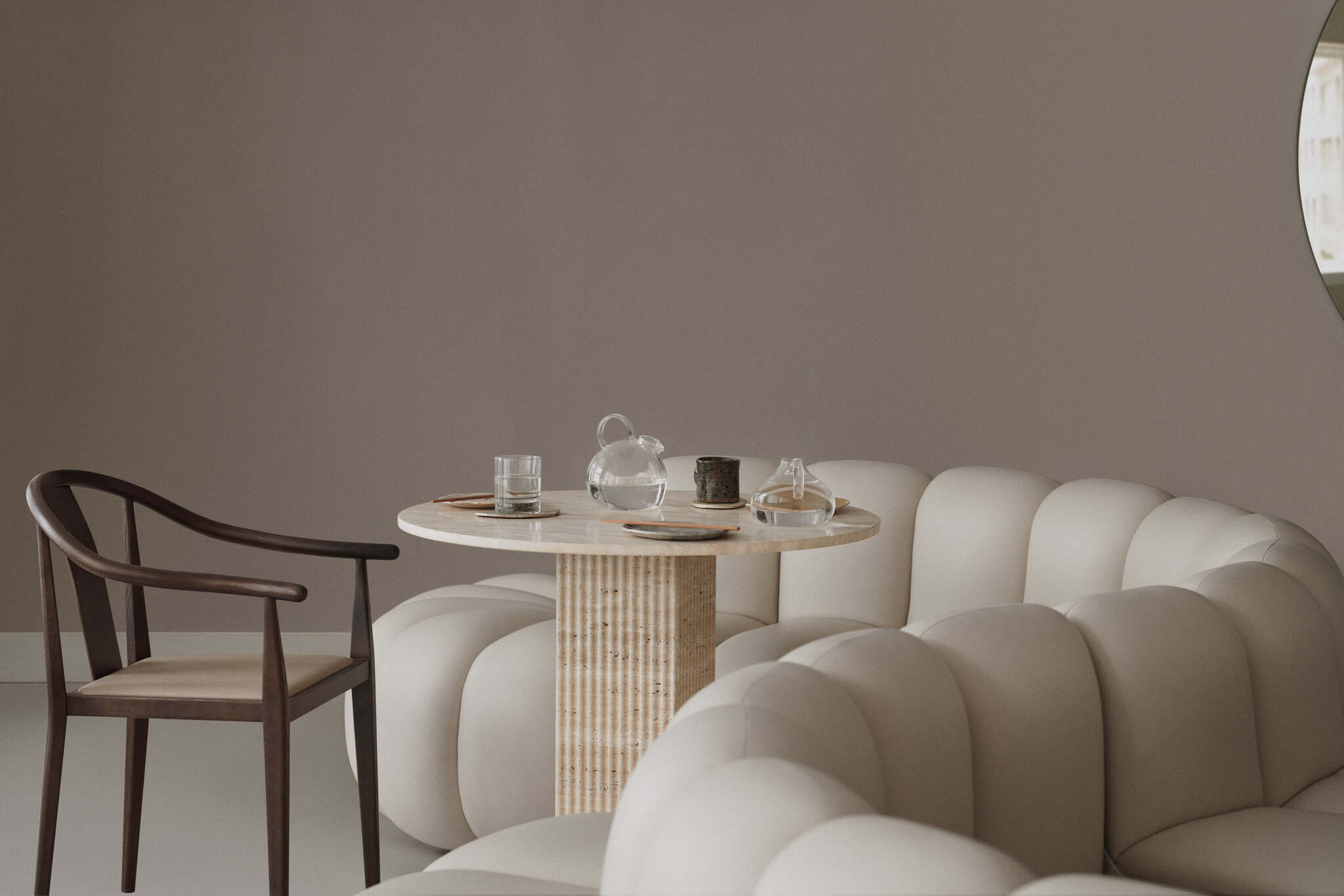 Upholstered Chair SHANGHAI Black Ash Wood