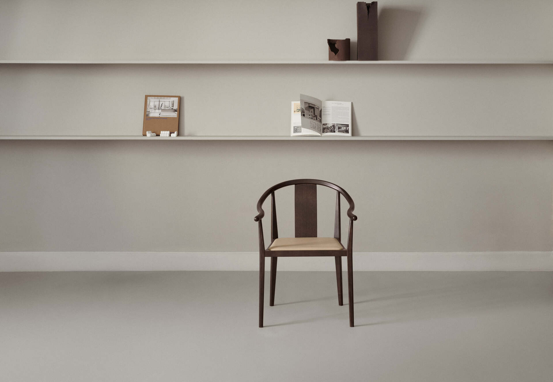 Upholstered Chair SHANGHAI Black Ash Wood