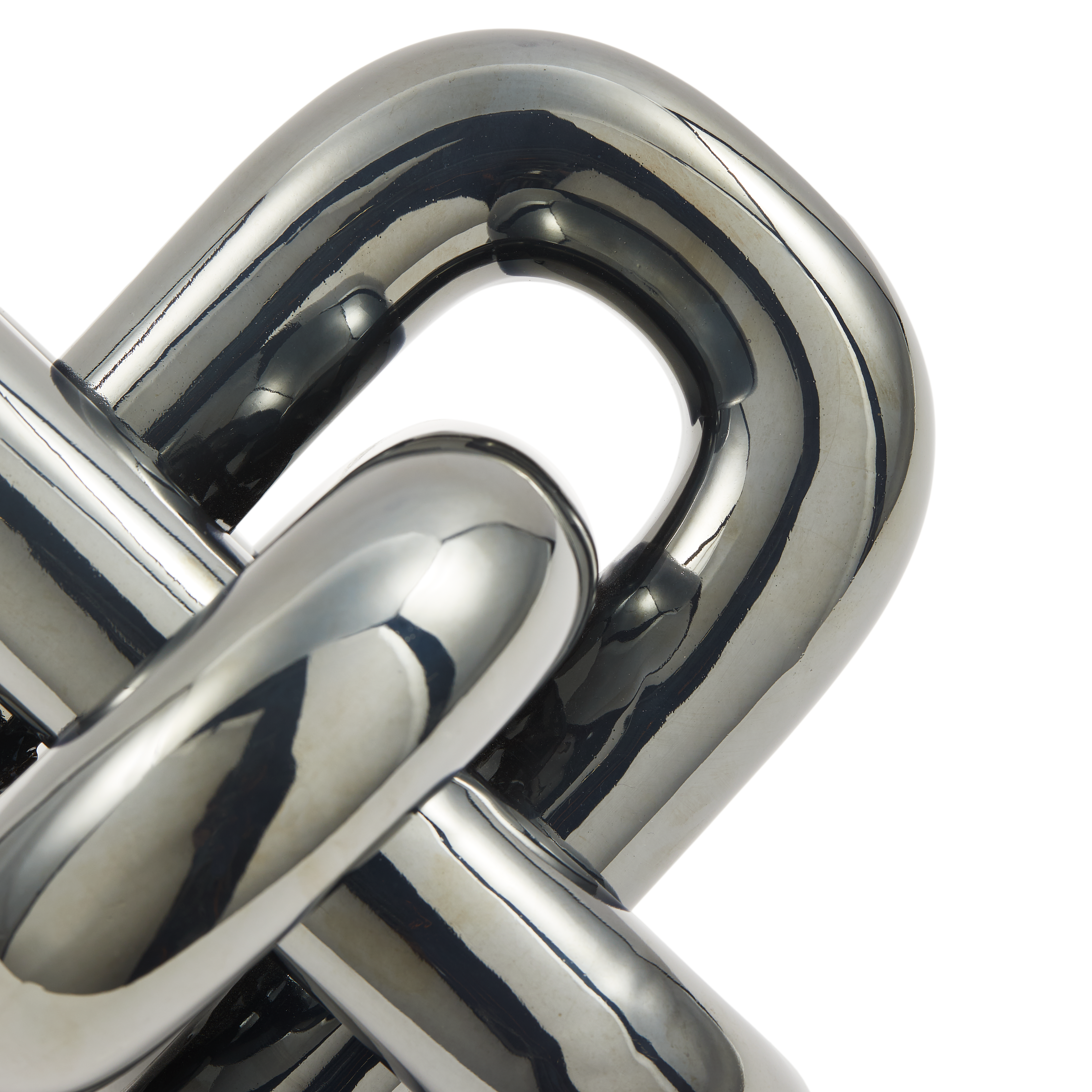 Dekorativní figurka POHYBOVÝ ŘETĚZ tmavě šedá