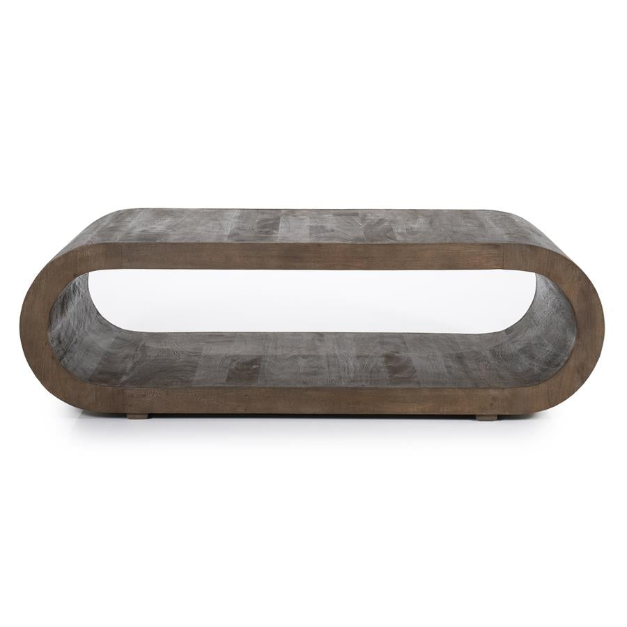 Konferenční stolek ELORA tmavě hnědé mango dřevo