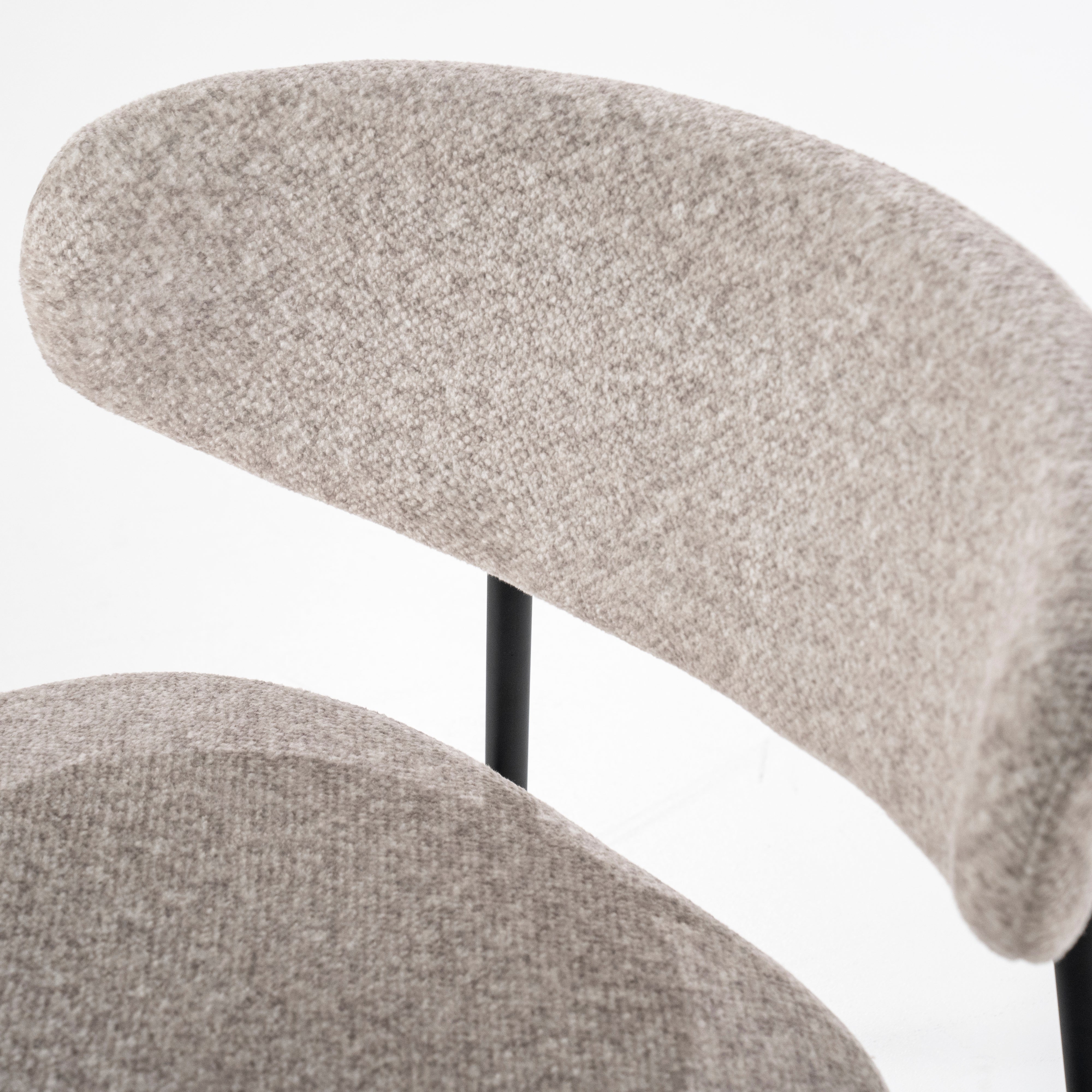 JARI Armchair in Gray Beige