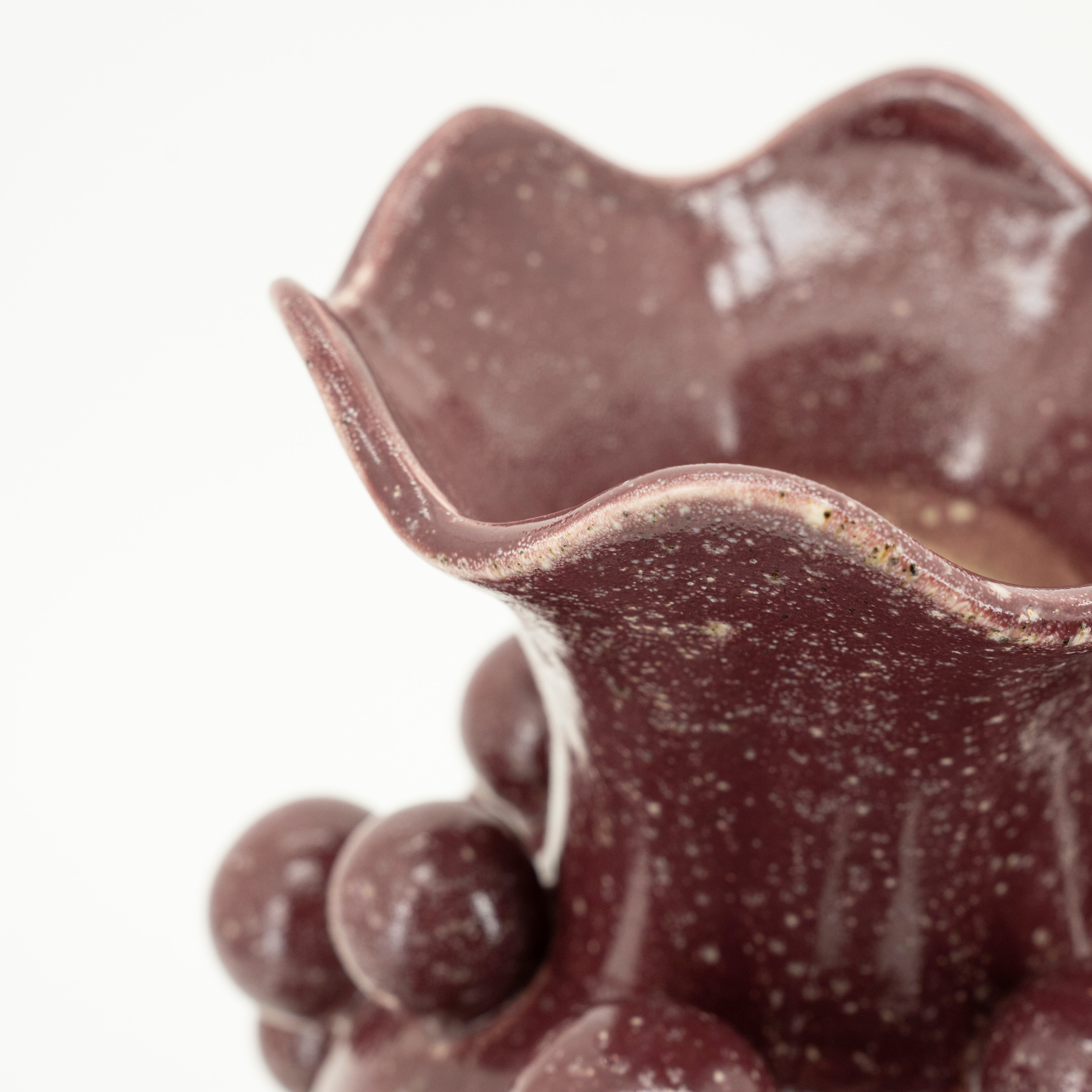 Váza VIRO burgundská