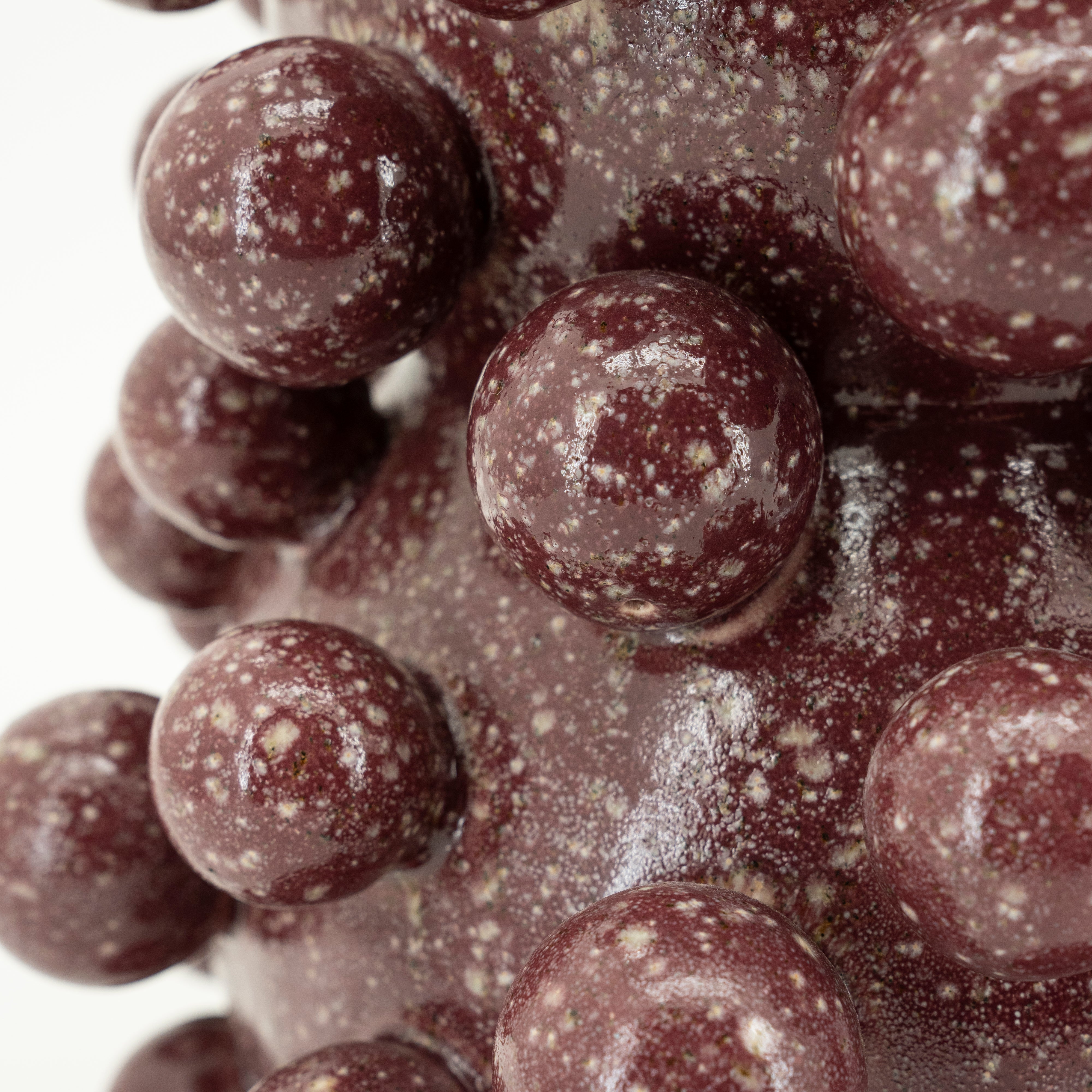 Váza VIRO burgundská